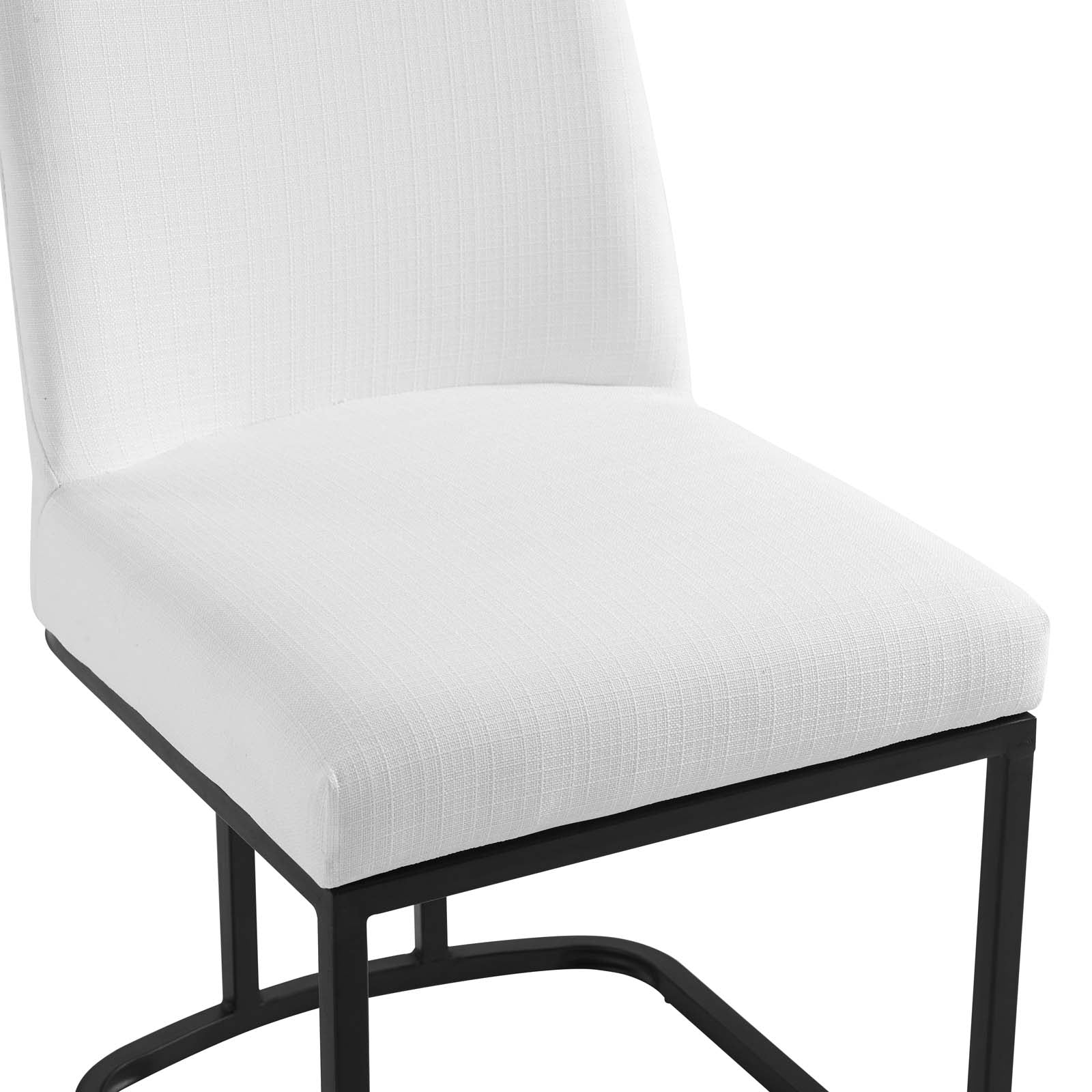 Amplify Sled Base Upholstered Fabric Dining Side Chair - East Shore Modern Home Furnishings