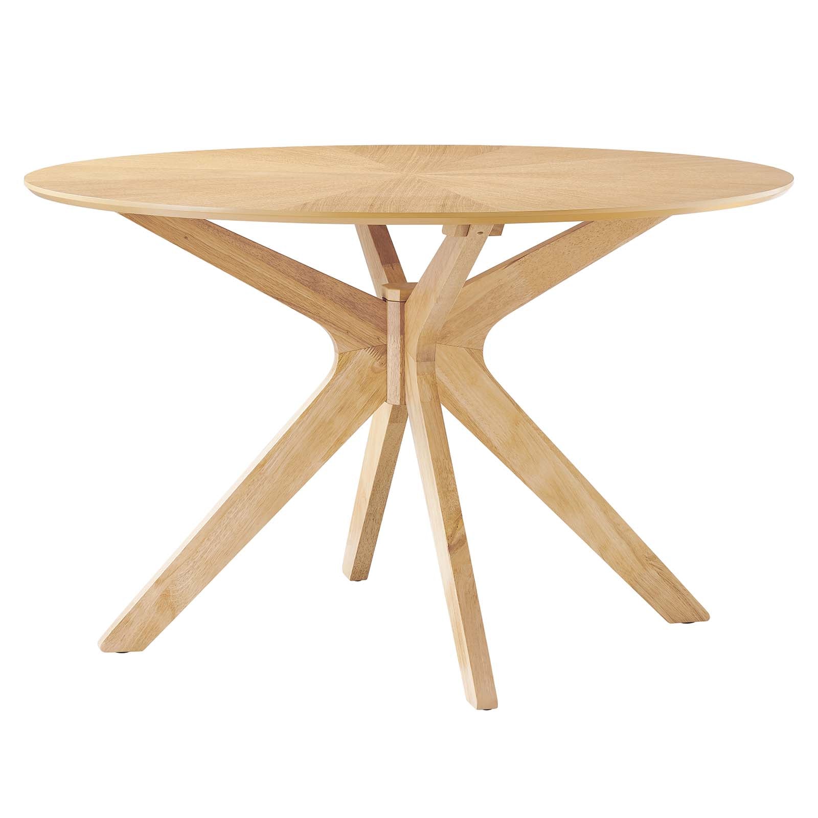 Crossroads 47" Round Wood Dining Table - East Shore Modern Home Furnishings