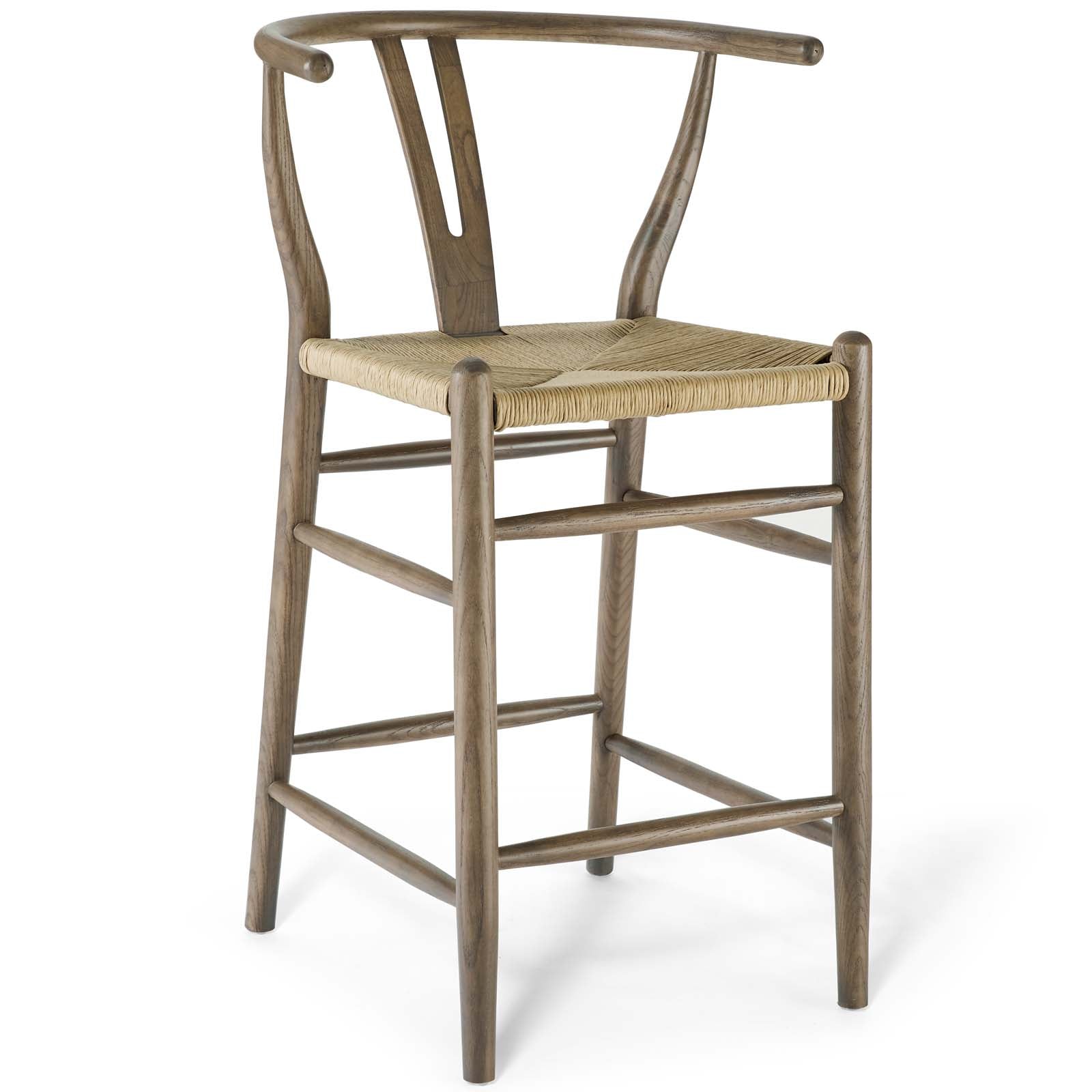 Amish Wood Counter Stool - East Shore Modern Home Furnishings