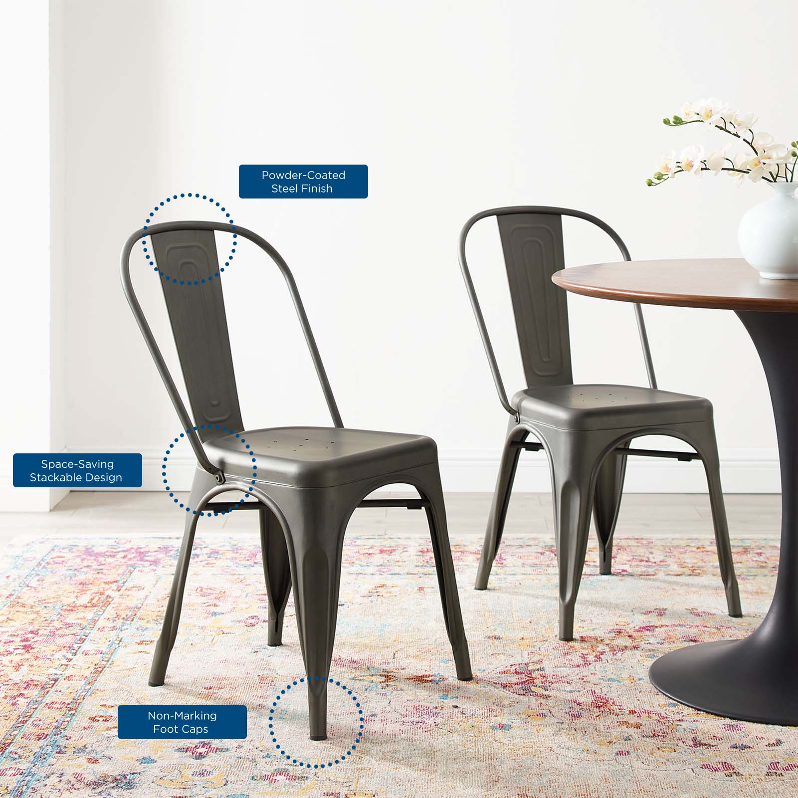 Promenade Bistro Dining Side Chair Set of 2