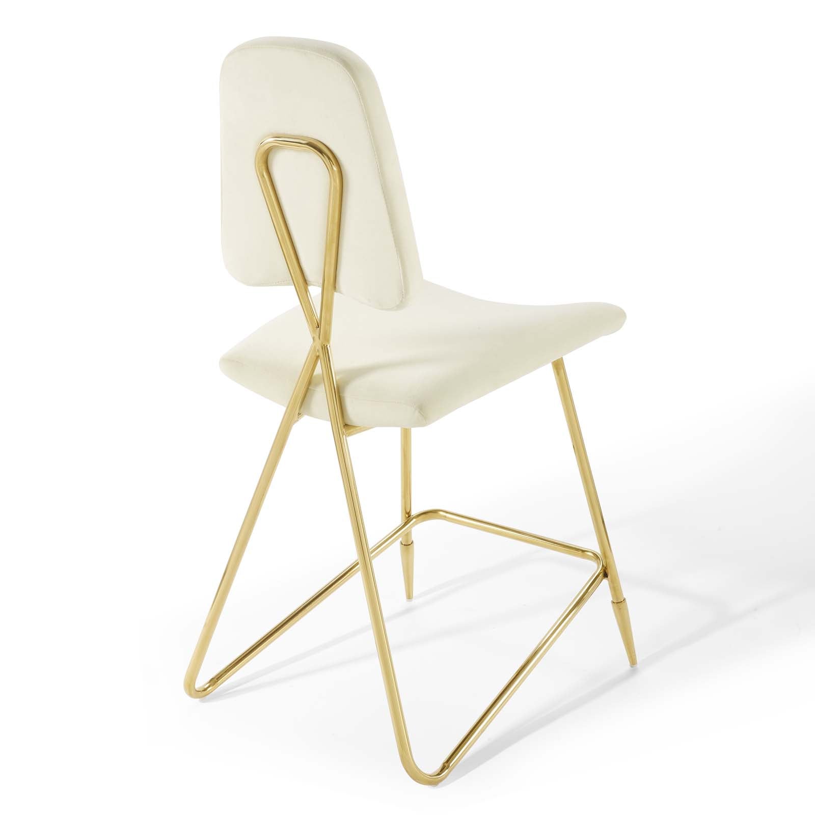 Ponder Performance Velvet Counter Stool