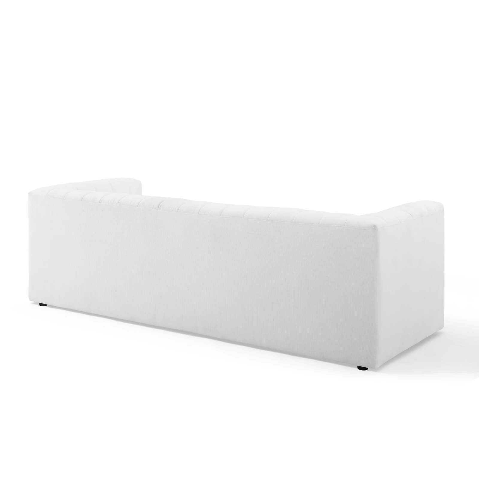 Reflection Channel Tufted Upholstered Fabric Sofa - East Shore Modern Home Furnishings