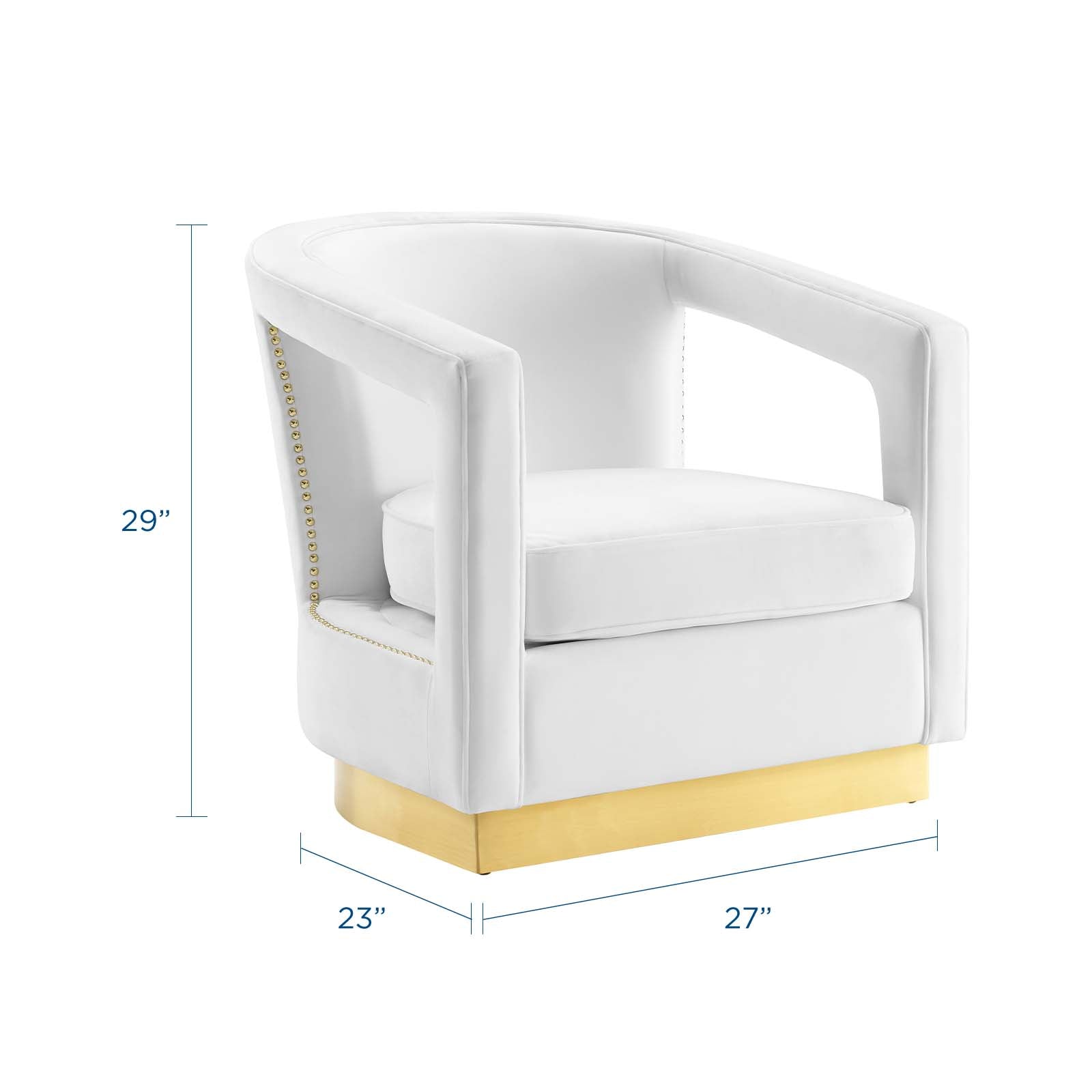 Frolick Performance Velvet Armchair