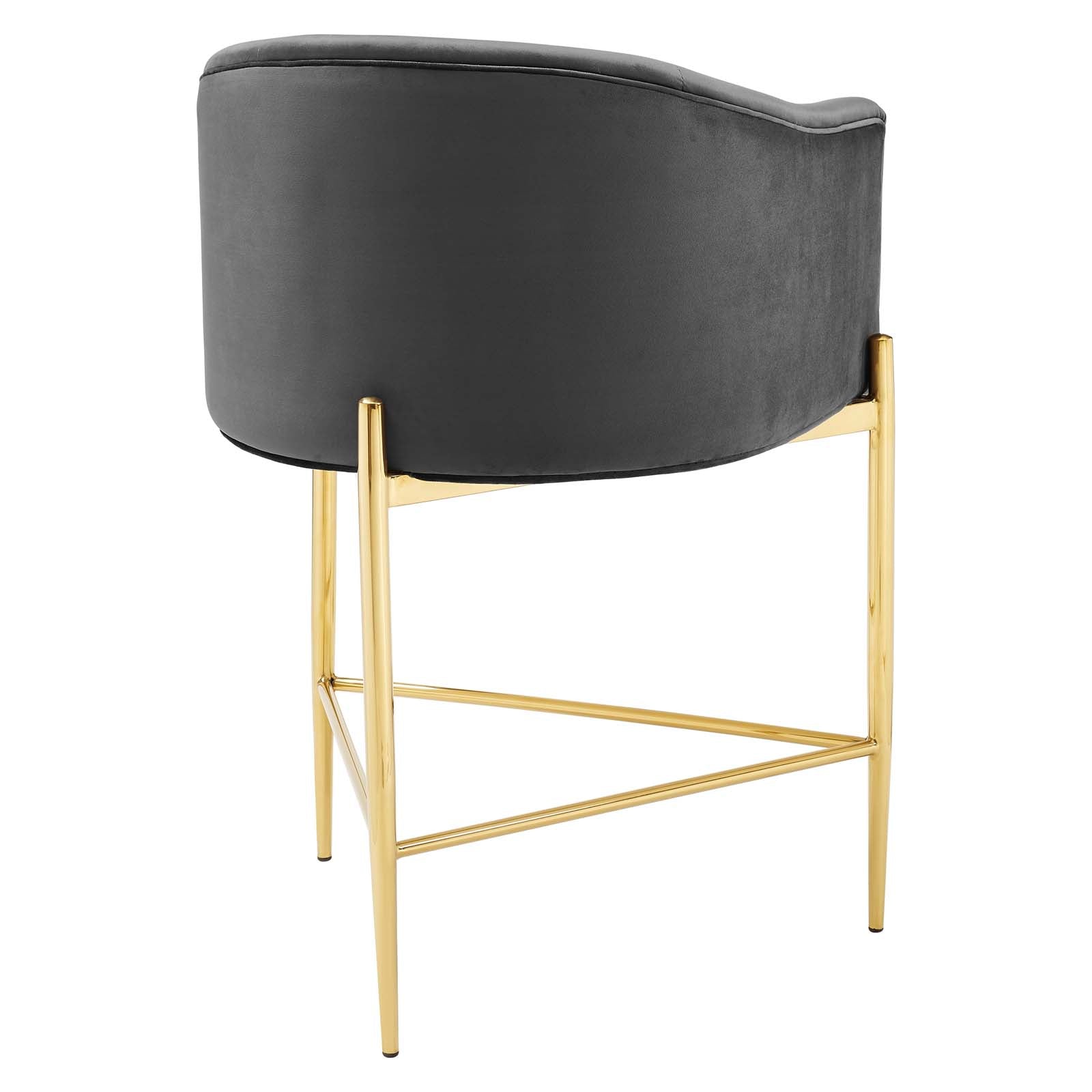 Savour Tufted Performance Velvet Counter Stool