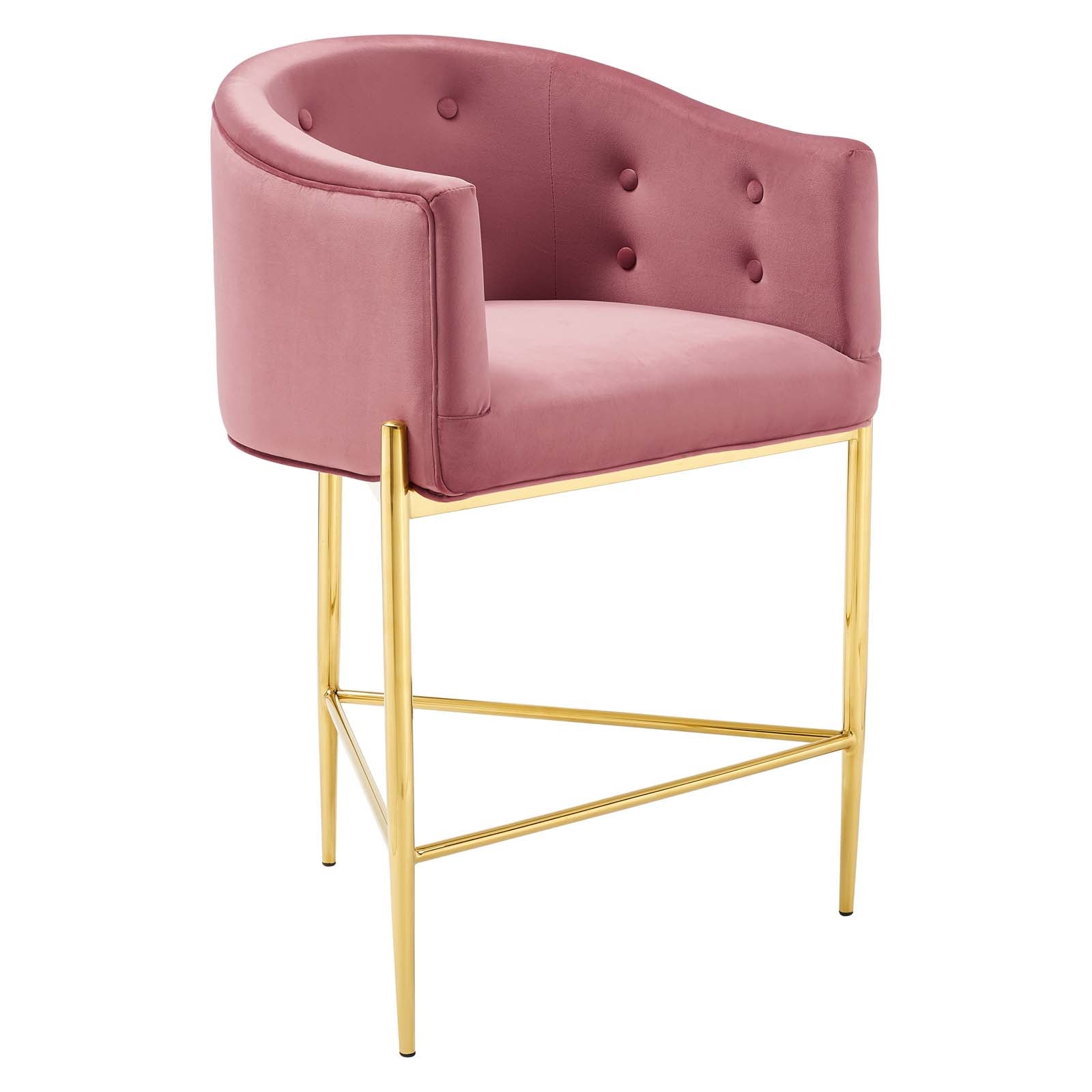Savour Tufted Performance Velvet Counter Stool