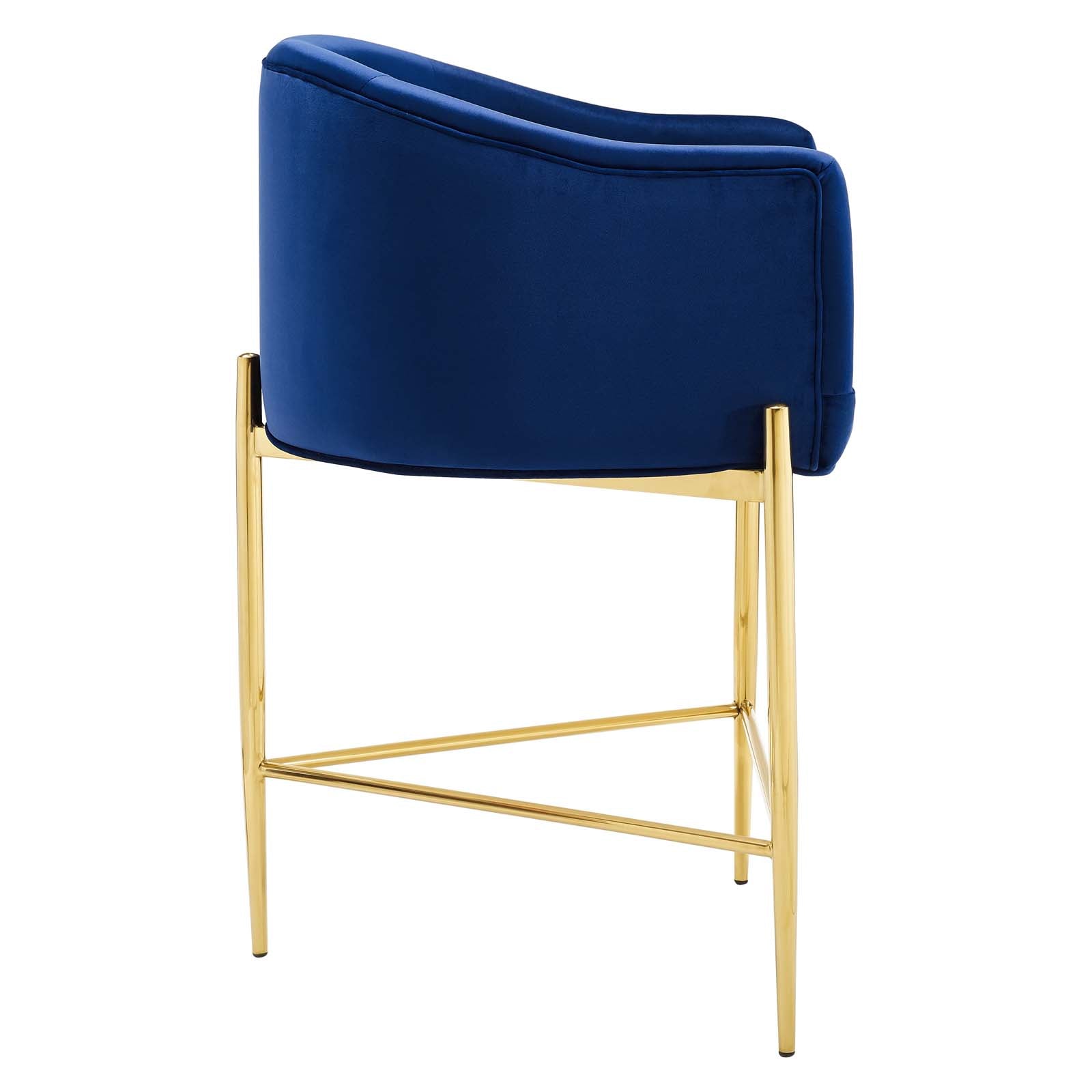 Savour Tufted Performance Velvet Counter Stool