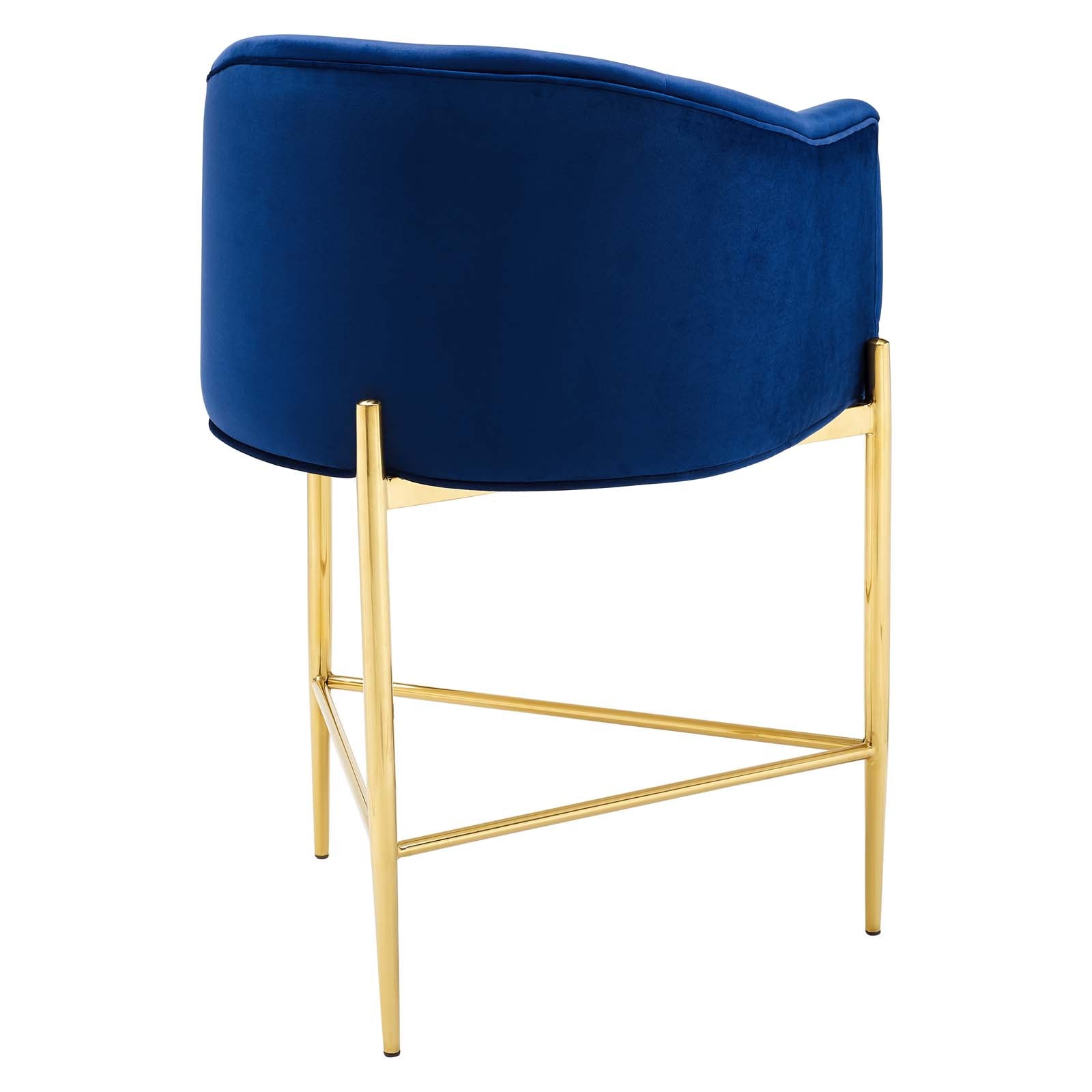 Savour Tufted Performance Velvet Counter Stool