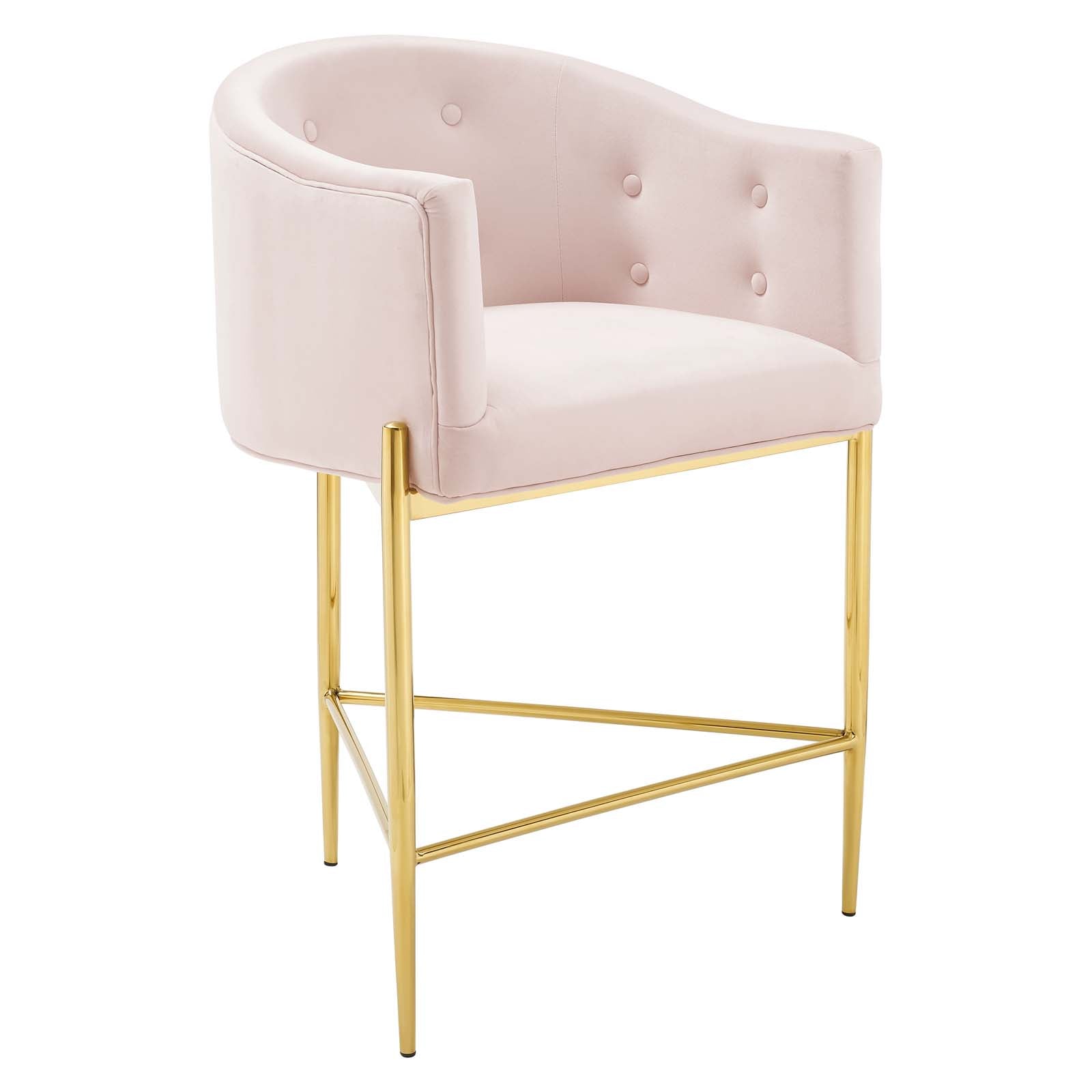Savour Tufted Performance Velvet Counter Stool