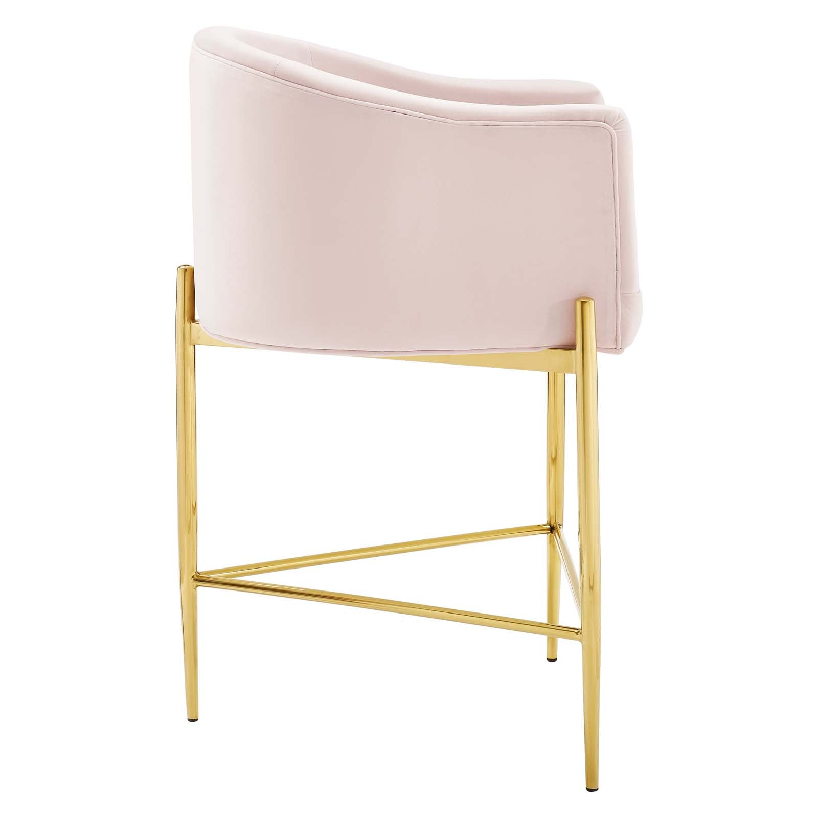 Savour Tufted Performance Velvet Counter Stool