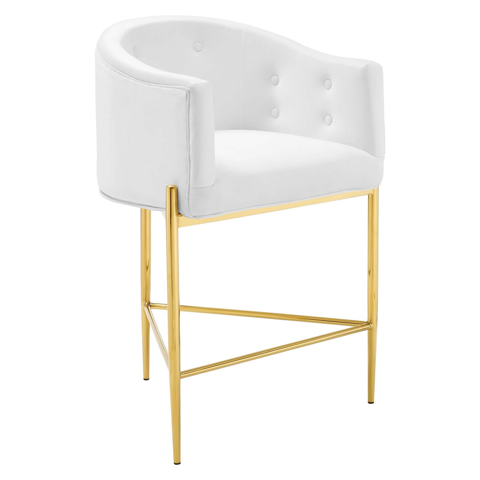 Savour Tufted Performance Velvet Counter Stool