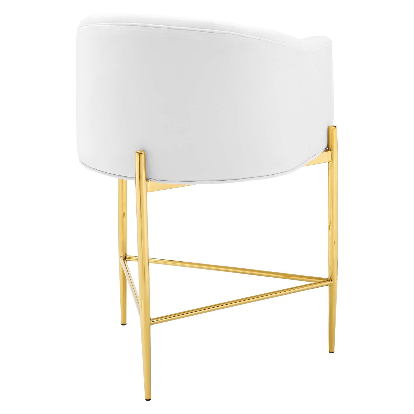 Savour Tufted Performance Velvet Counter Stool