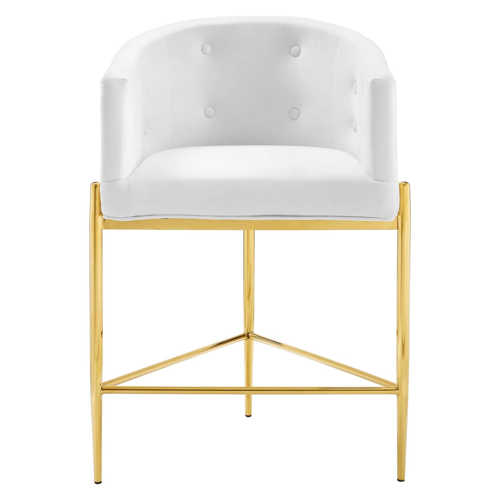 Savour Tufted Performance Velvet Counter Stool
