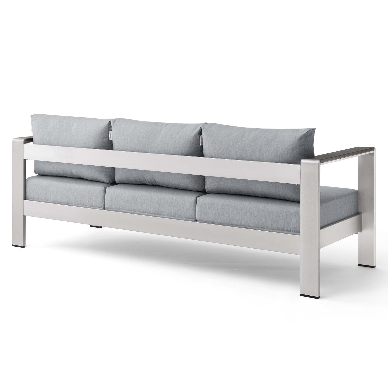 Shore Outdoor Patio Aluminum Sofa - East Shore Modern Home Furnishings