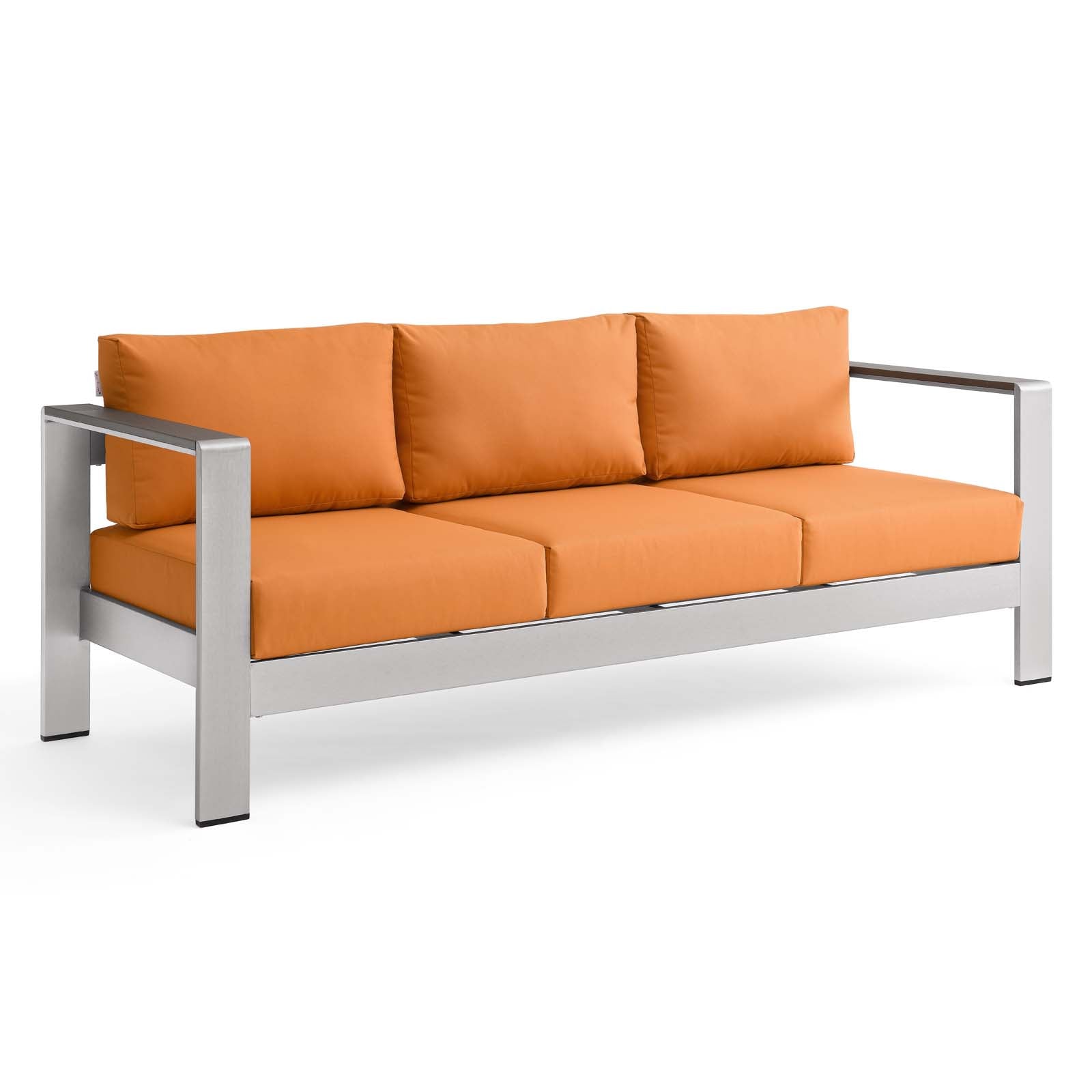 Shore Outdoor Patio Aluminum Sofa - East Shore Modern Home Furnishings