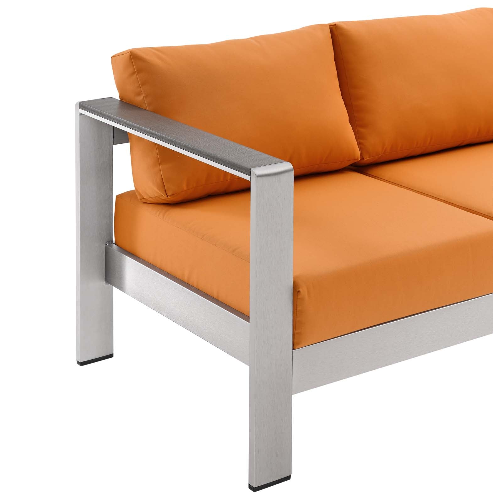 Shore Outdoor Patio Aluminum Sofa - East Shore Modern Home Furnishings