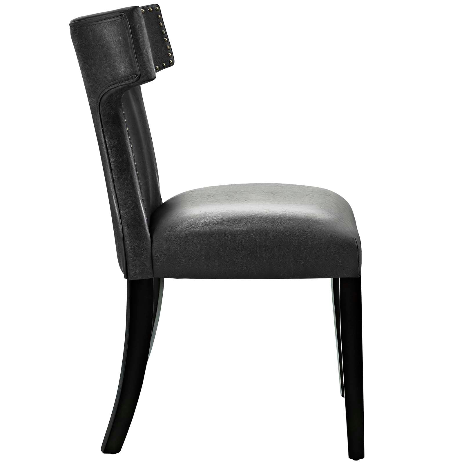 Curve Vinyl Dining Chair - East Shore Modern Home Furnishings