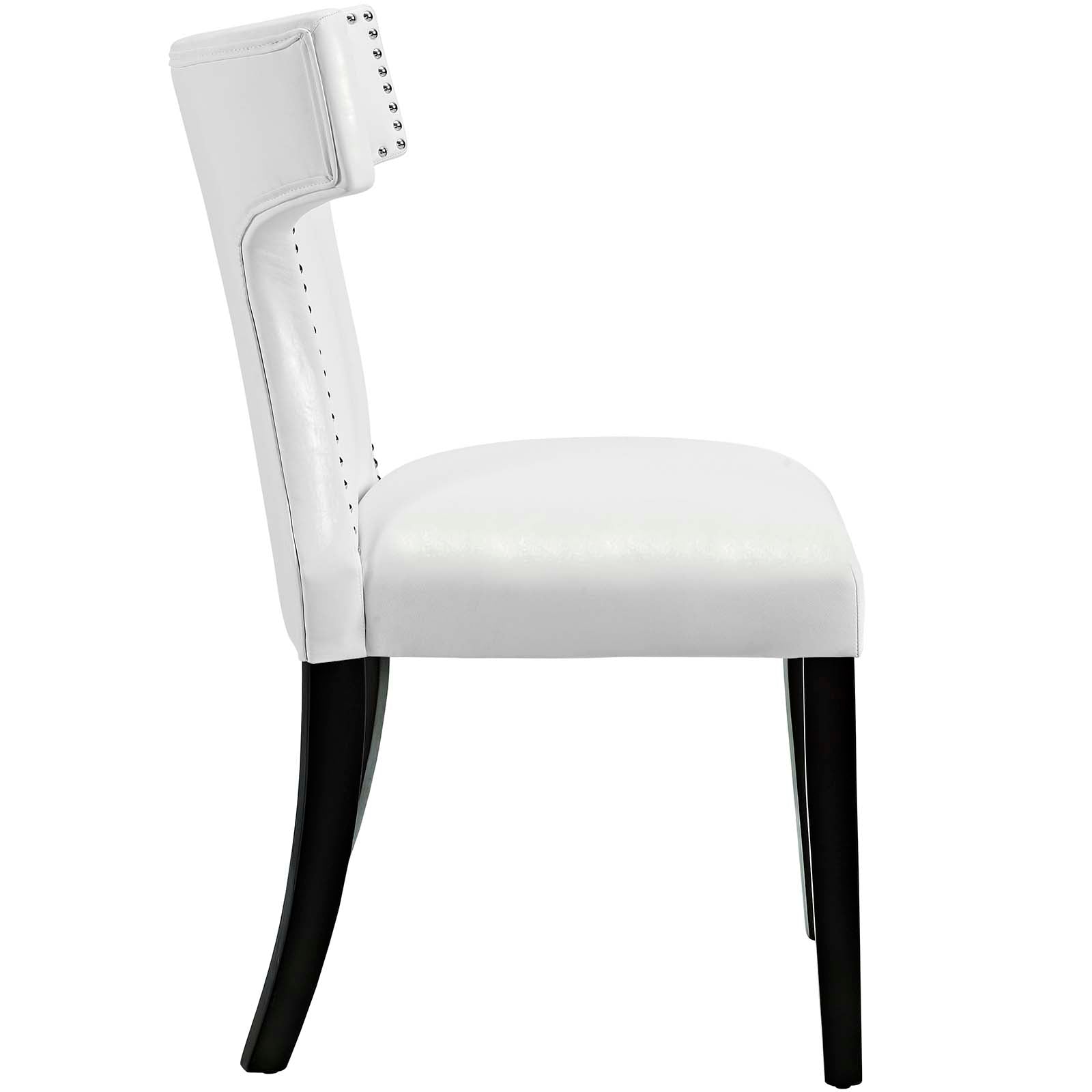 Curve Vinyl Dining Chair - East Shore Modern Home Furnishings