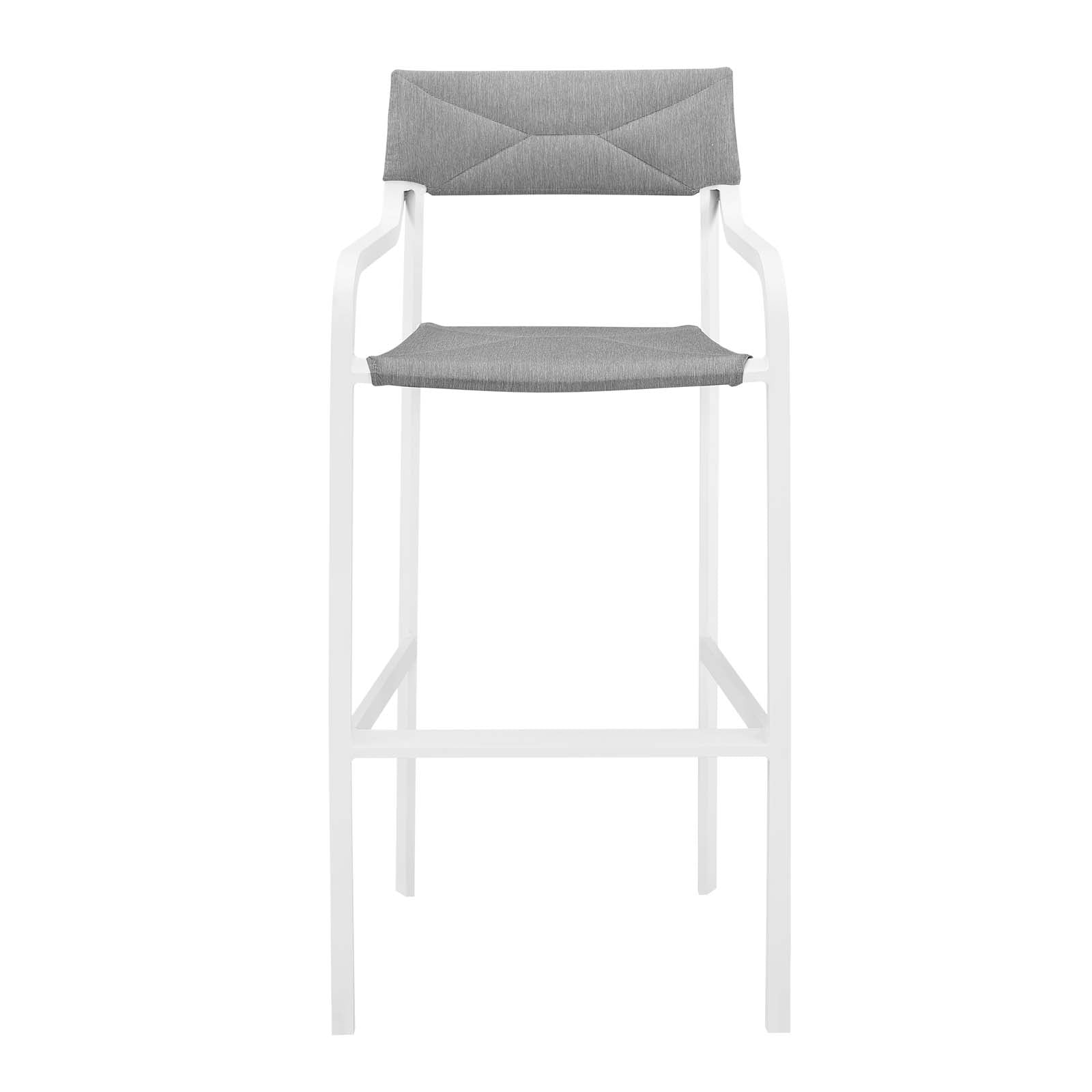 Raleigh Outdoor Patio Aluminum Bar Stool Set of 2 - East Shore Modern Home Furnishings