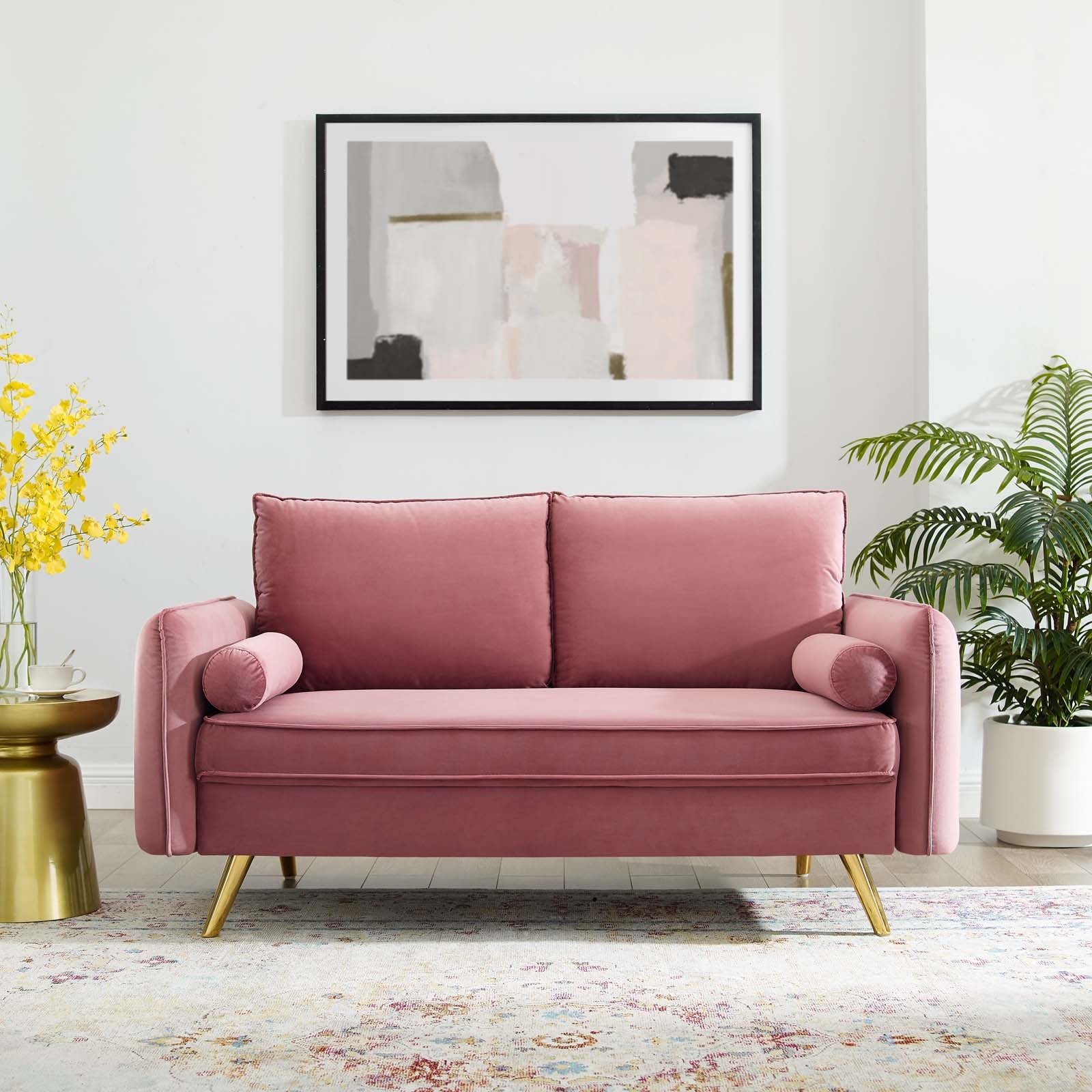 Revive Performance Velvet Loveseat - East Shore Modern Home Furnishings