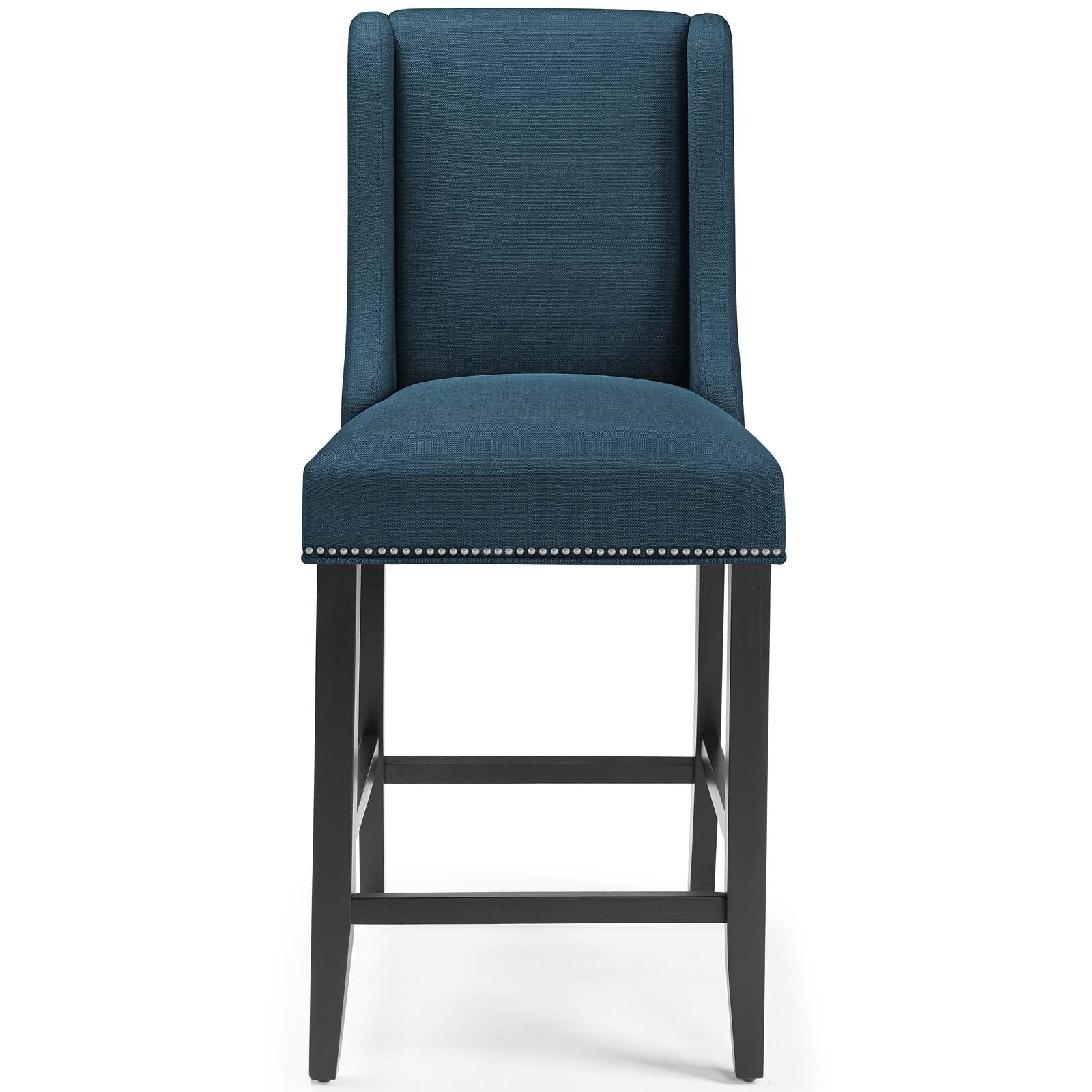Baron Counter Stool Upholstered Fabric Set of 2 - East Shore Modern Home Furnishings