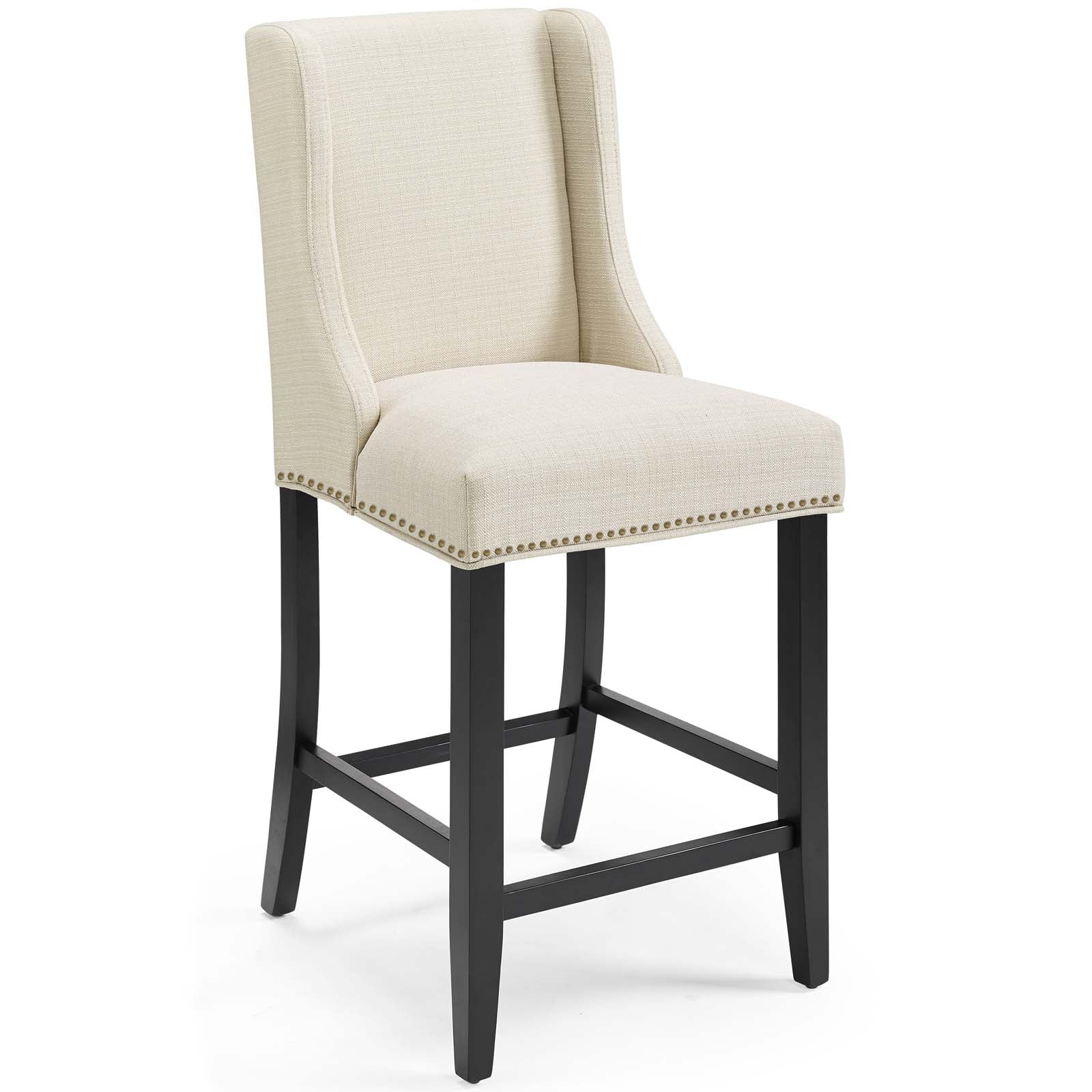 Baron Counter Stool Upholstered Fabric Set of 2 - East Shore Modern Home Furnishings