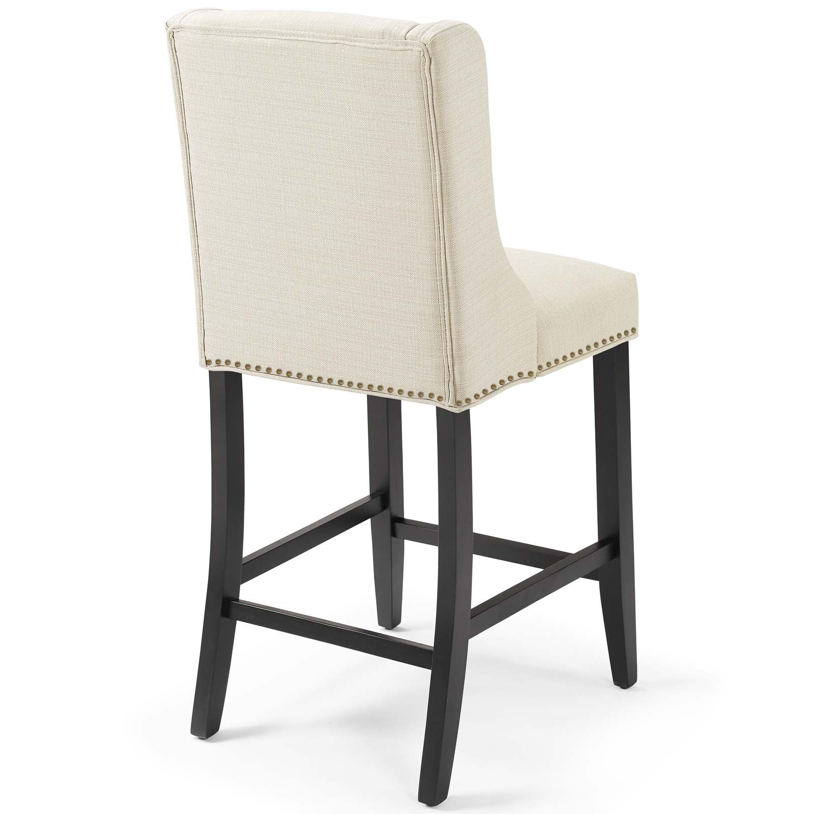 Baron Counter Stool Upholstered Fabric Set of 2 - East Shore Modern Home Furnishings