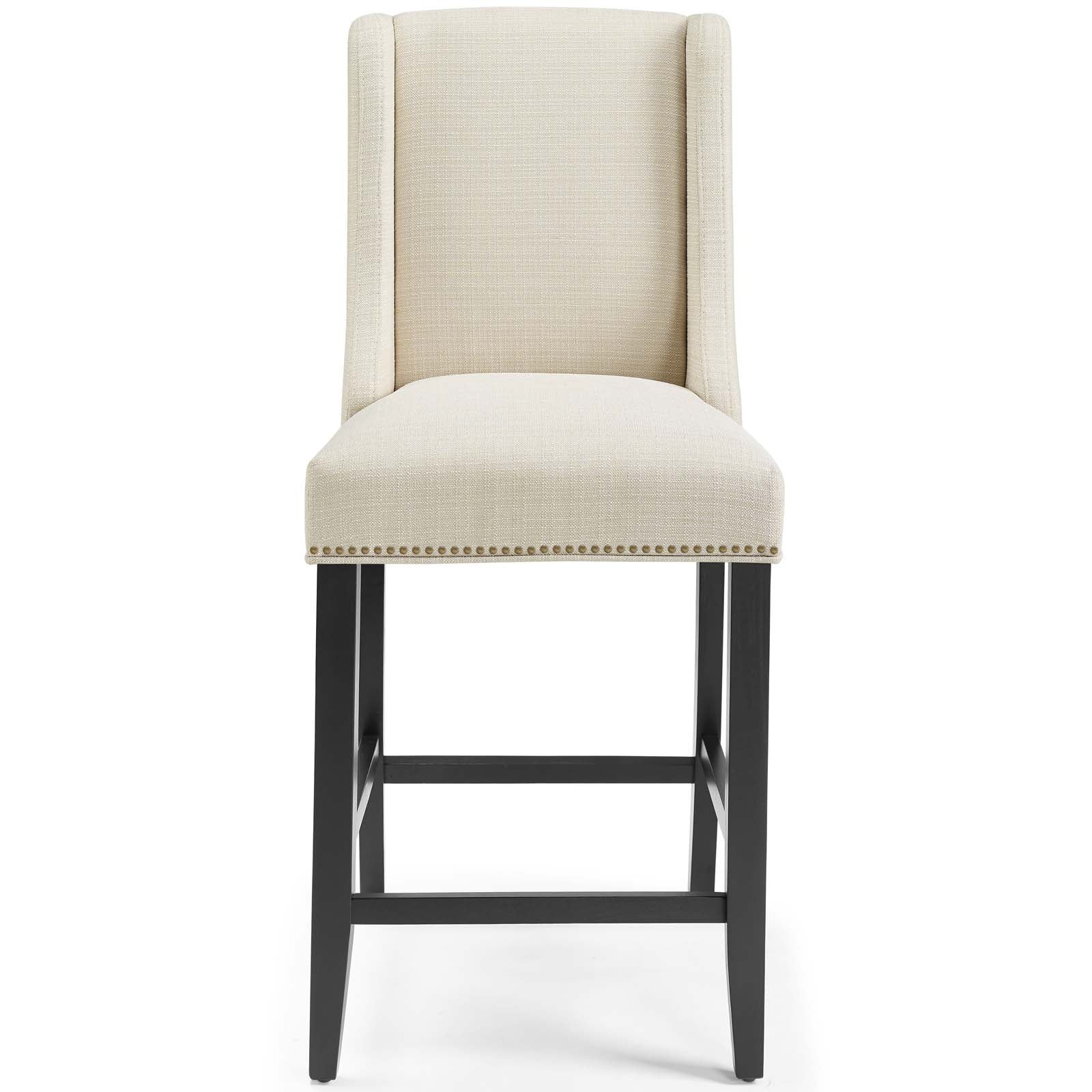 Baron Counter Stool Upholstered Fabric Set of 2 - East Shore Modern Home Furnishings