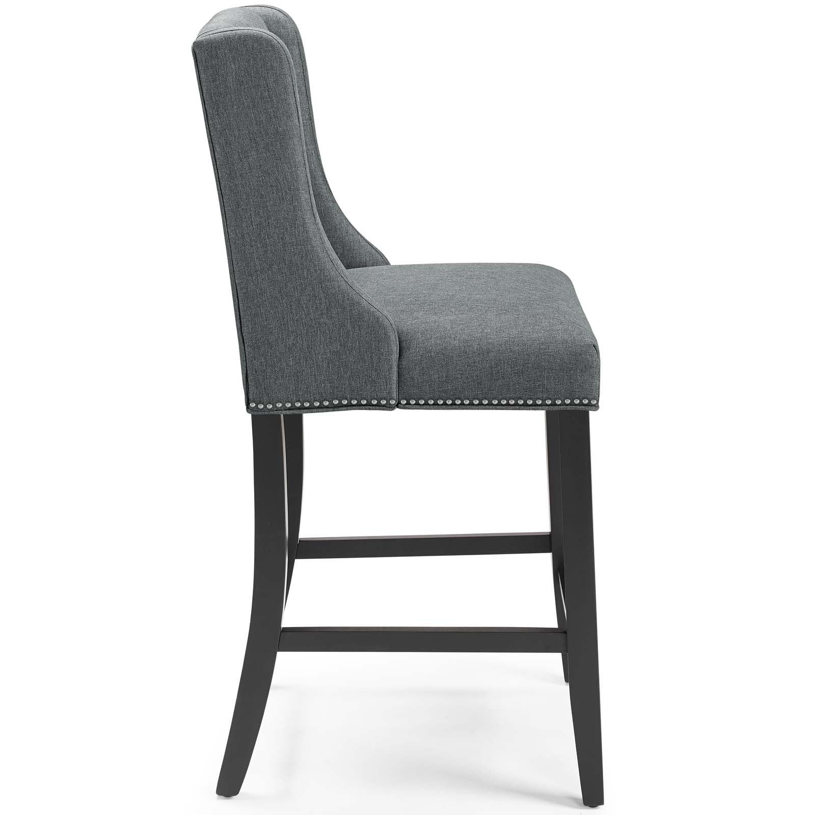 Baron Counter Stool Upholstered Fabric Set of 2 - East Shore Modern Home Furnishings