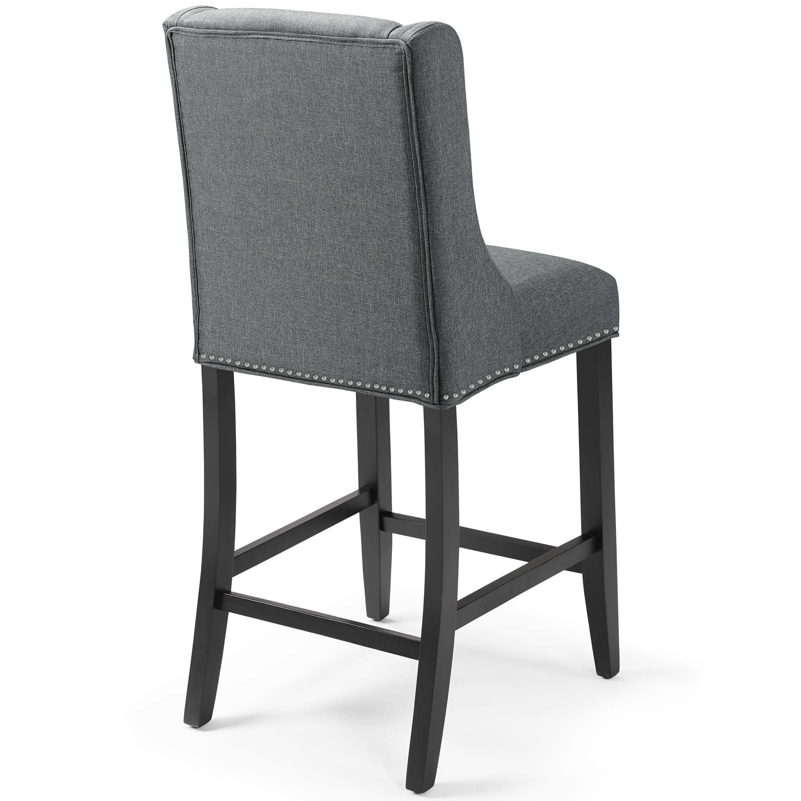 Baron Counter Stool Upholstered Fabric Set of 2 - East Shore Modern Home Furnishings