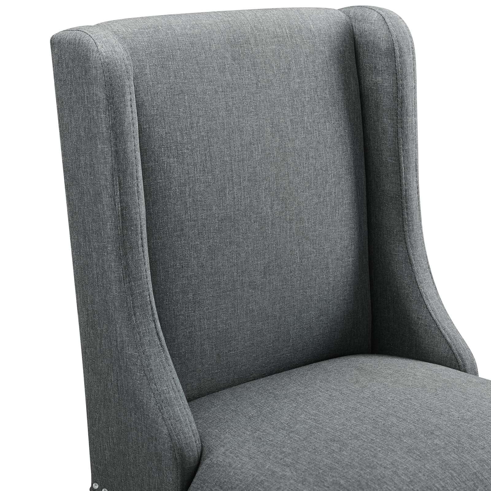 Baron Counter Stool Upholstered Fabric Set of 2 - East Shore Modern Home Furnishings