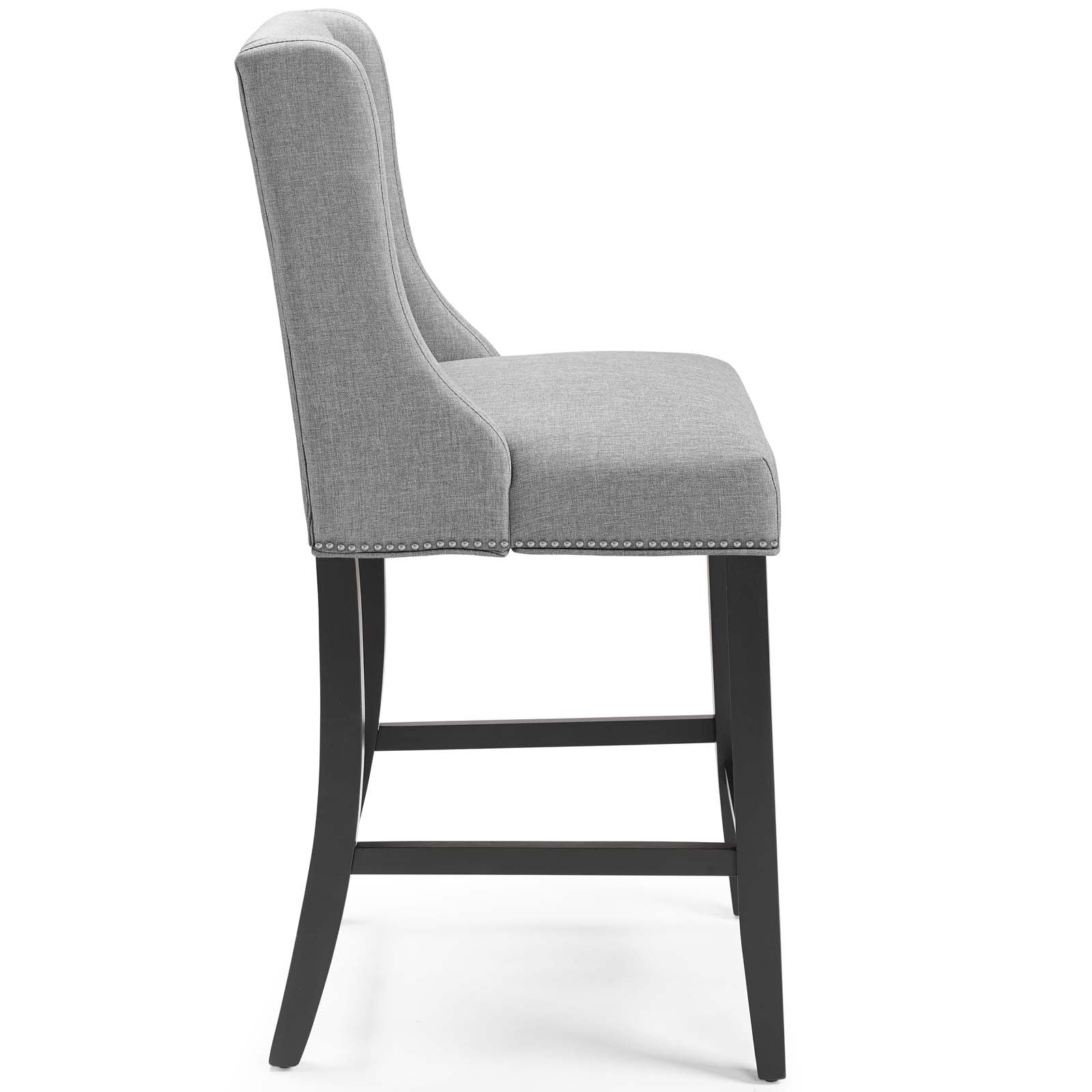 Baron Counter Stool Upholstered Fabric Set of 2 - East Shore Modern Home Furnishings