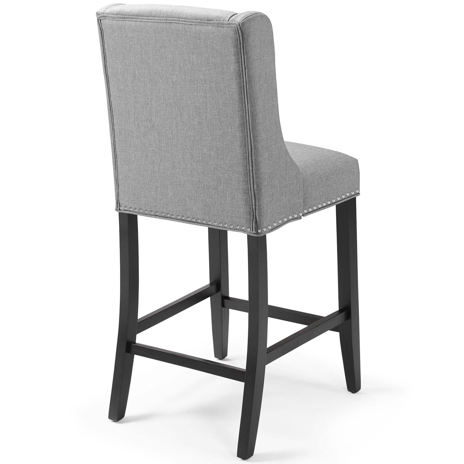 Baron Counter Stool Upholstered Fabric Set of 2 - East Shore Modern Home Furnishings