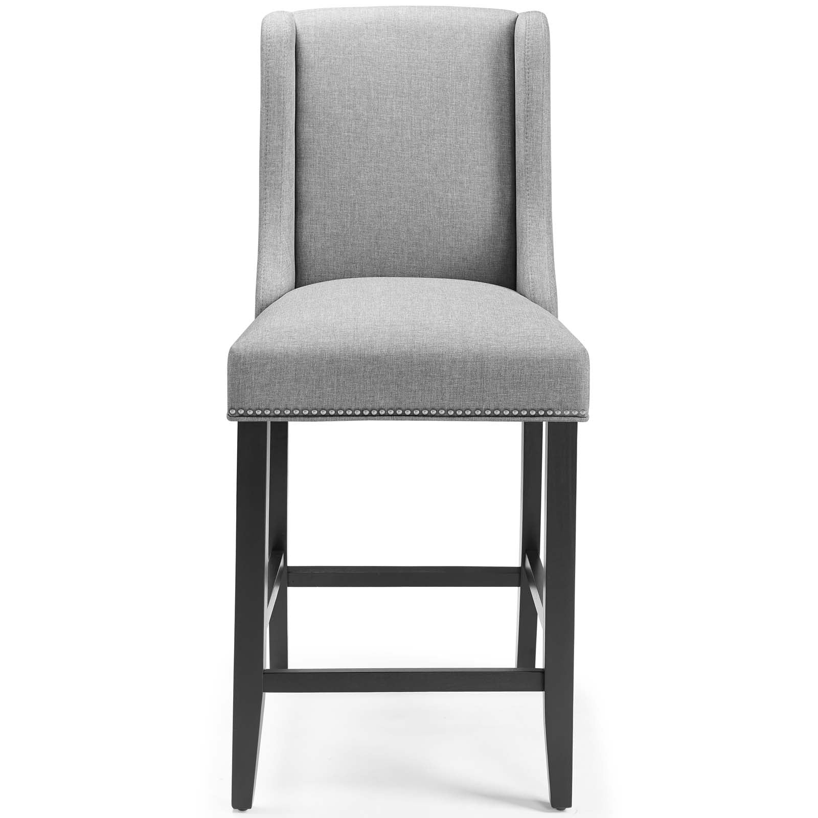 Baron Counter Stool Upholstered Fabric Set of 2 - East Shore Modern Home Furnishings