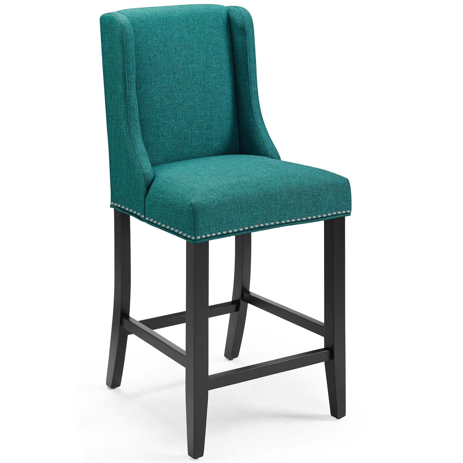 Baron Counter Stool Upholstered Fabric Set of 2 - East Shore Modern Home Furnishings