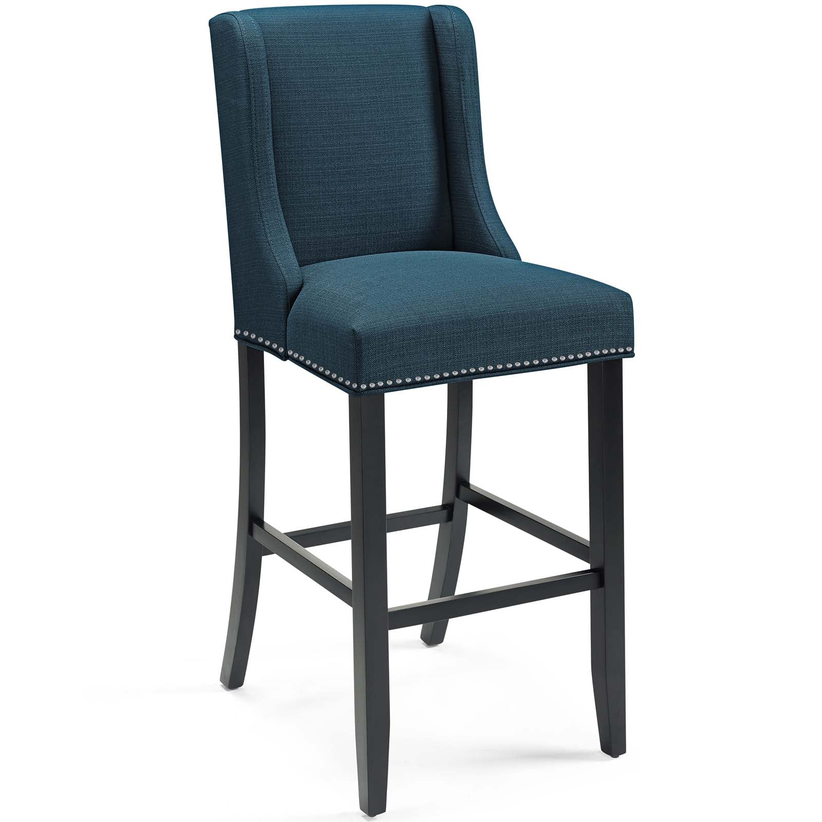 Baron Bar Stool Upholstered Fabric Set of 2 - East Shore Modern Home Furnishings