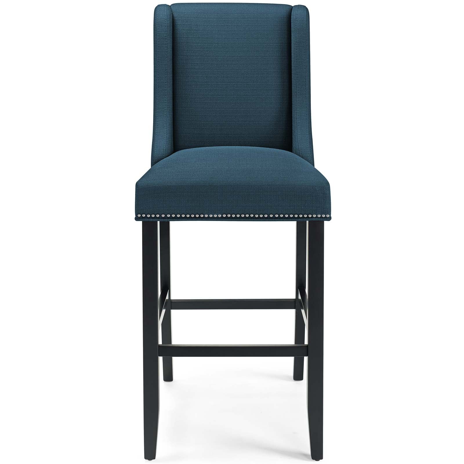Baron Bar Stool Upholstered Fabric Set of 2 - East Shore Modern Home Furnishings