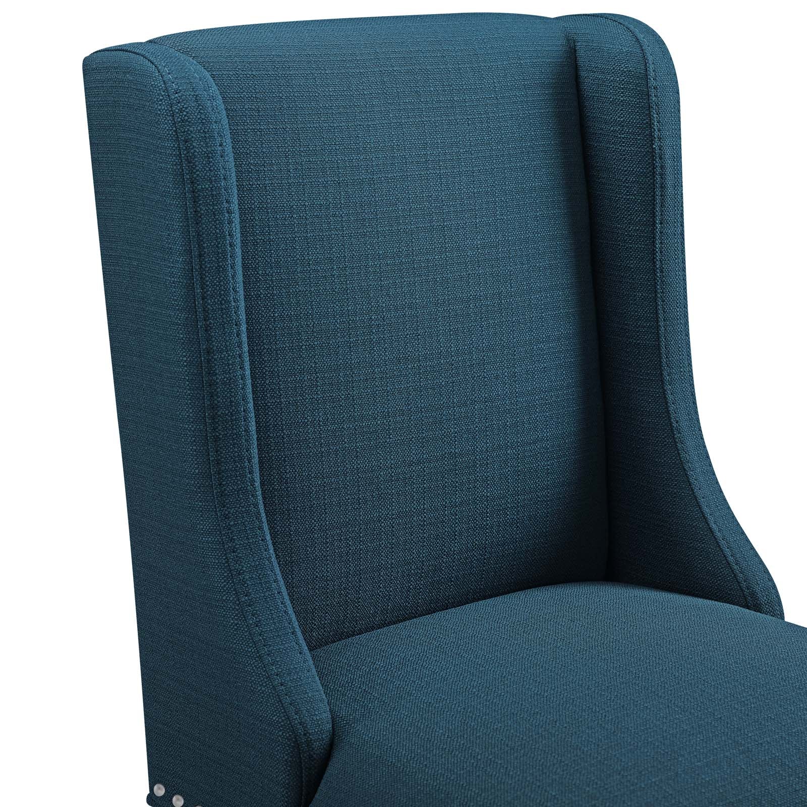 Baron Bar Stool Upholstered Fabric Set of 2 - East Shore Modern Home Furnishings