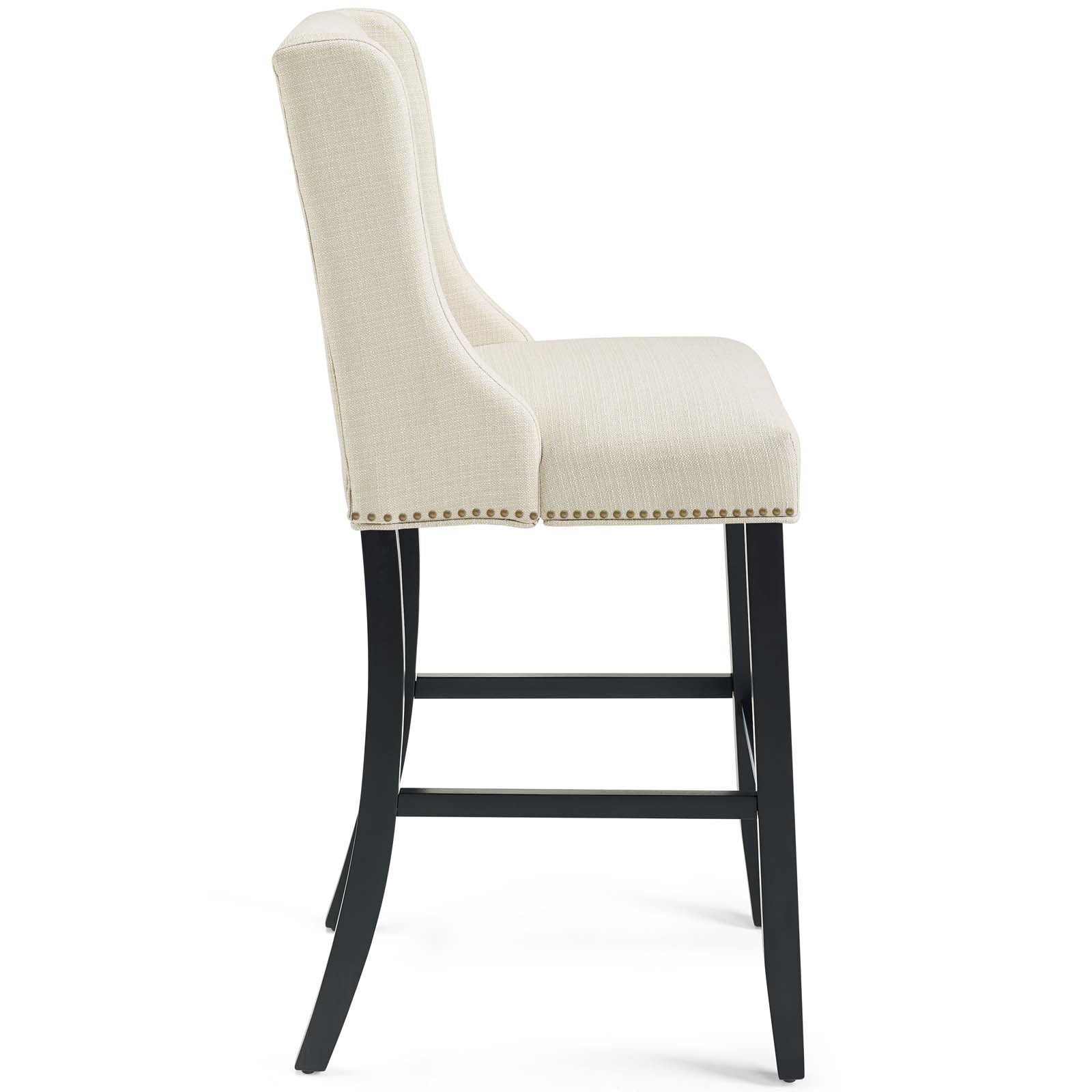 Baron Bar Stool Upholstered Fabric Set of 2 - East Shore Modern Home Furnishings