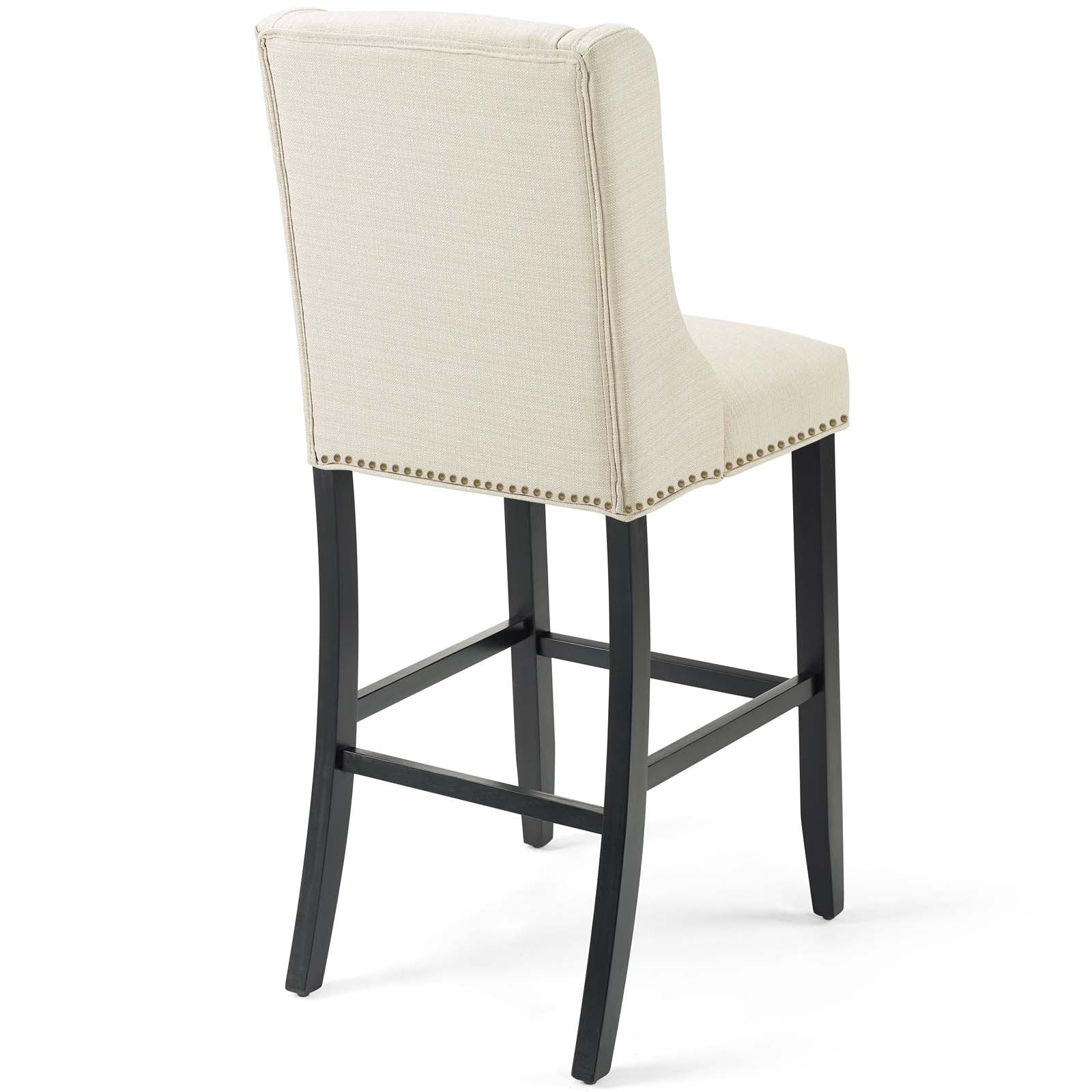 Baron Bar Stool Upholstered Fabric Set of 2 - East Shore Modern Home Furnishings