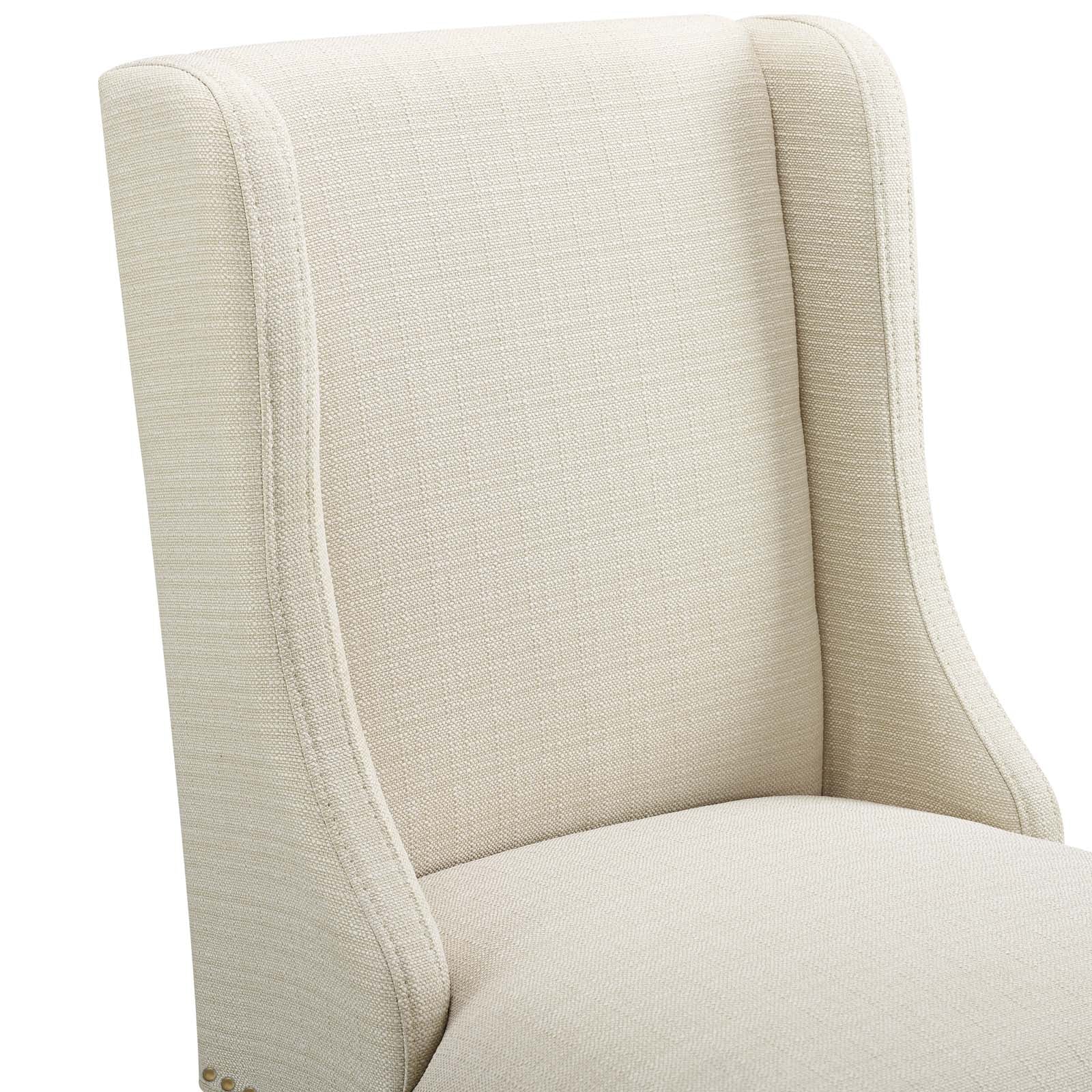 Baron Bar Stool Upholstered Fabric Set of 2 - East Shore Modern Home Furnishings