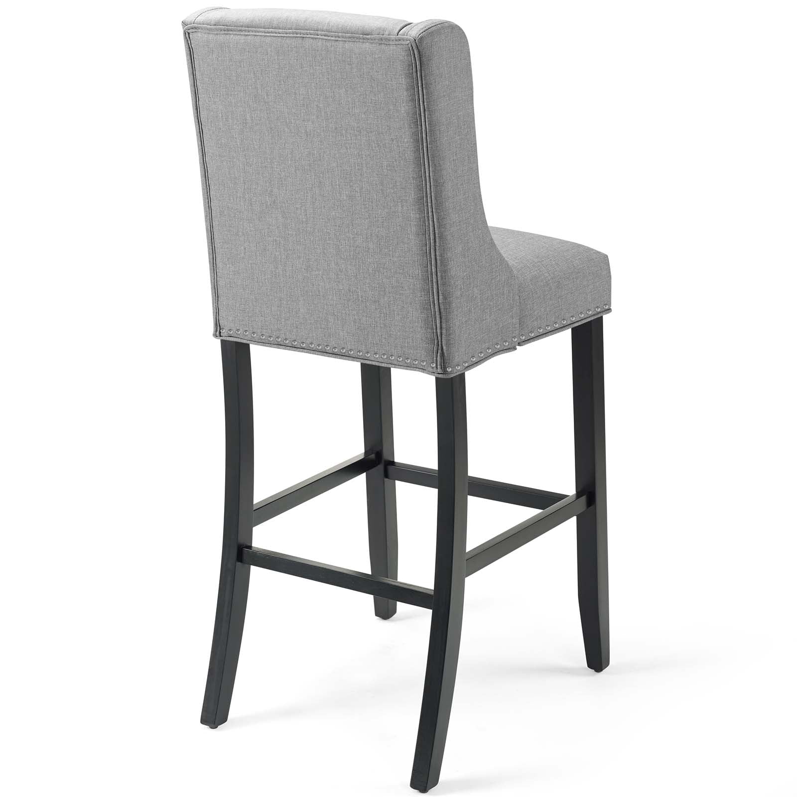 Baron Bar Stool Upholstered Fabric Set of 2 - East Shore Modern Home Furnishings