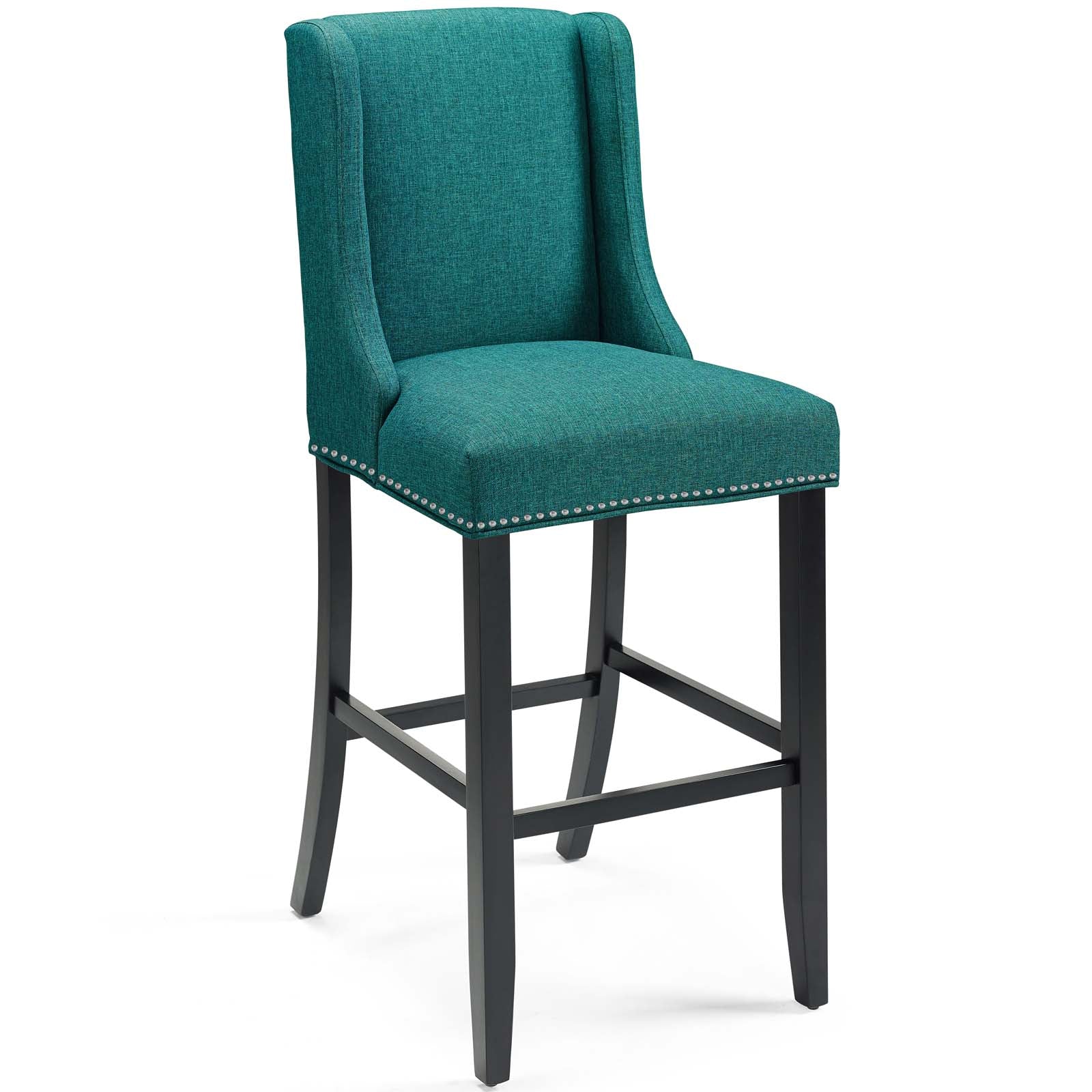 Baron Bar Stool Upholstered Fabric Set of 2 - East Shore Modern Home Furnishings