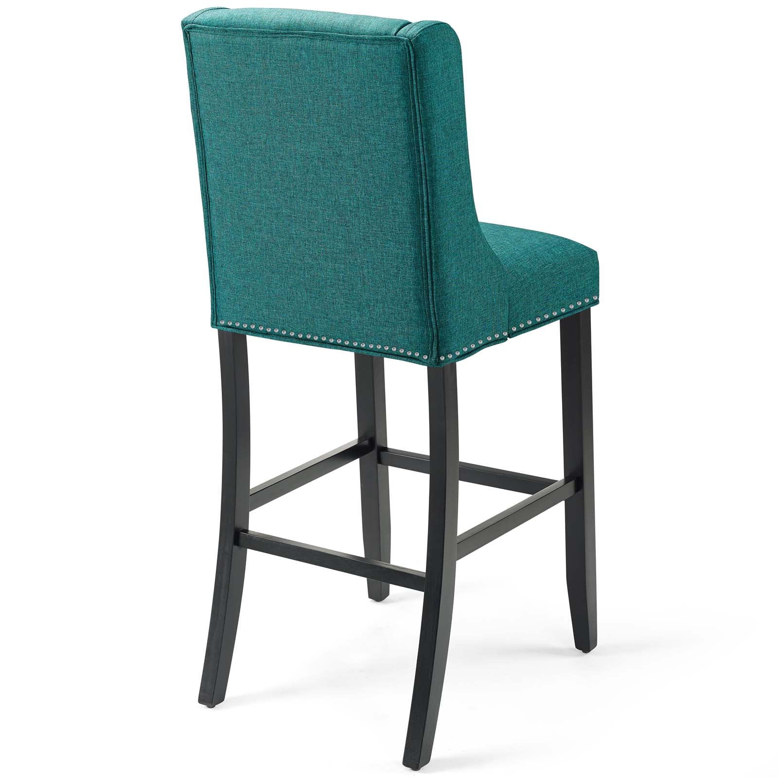 Baron Bar Stool Upholstered Fabric Set of 2 - East Shore Modern Home Furnishings