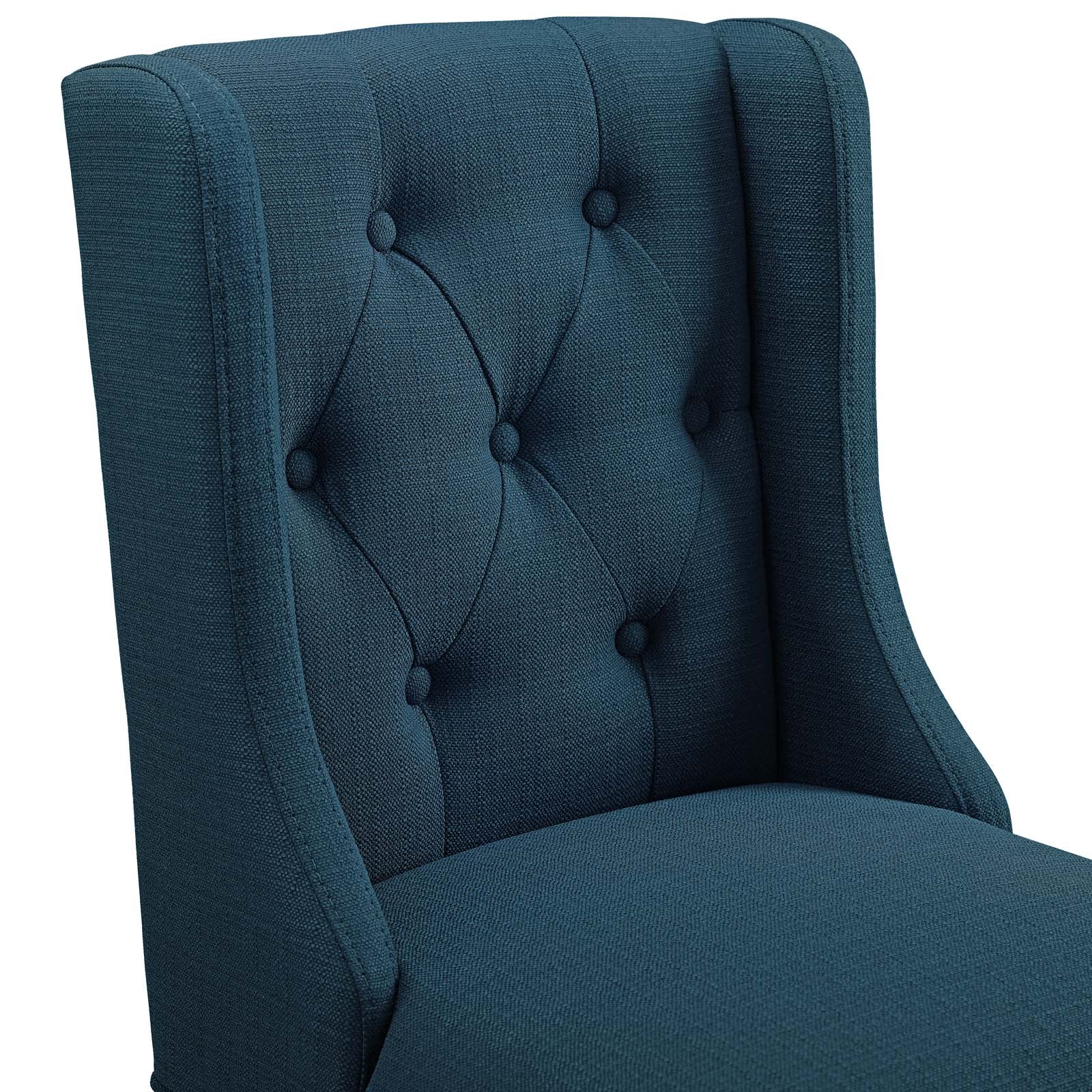 Baronet Counter Bar Stool Upholstered Fabric Set of 2 - East Shore Modern Home Furnishings