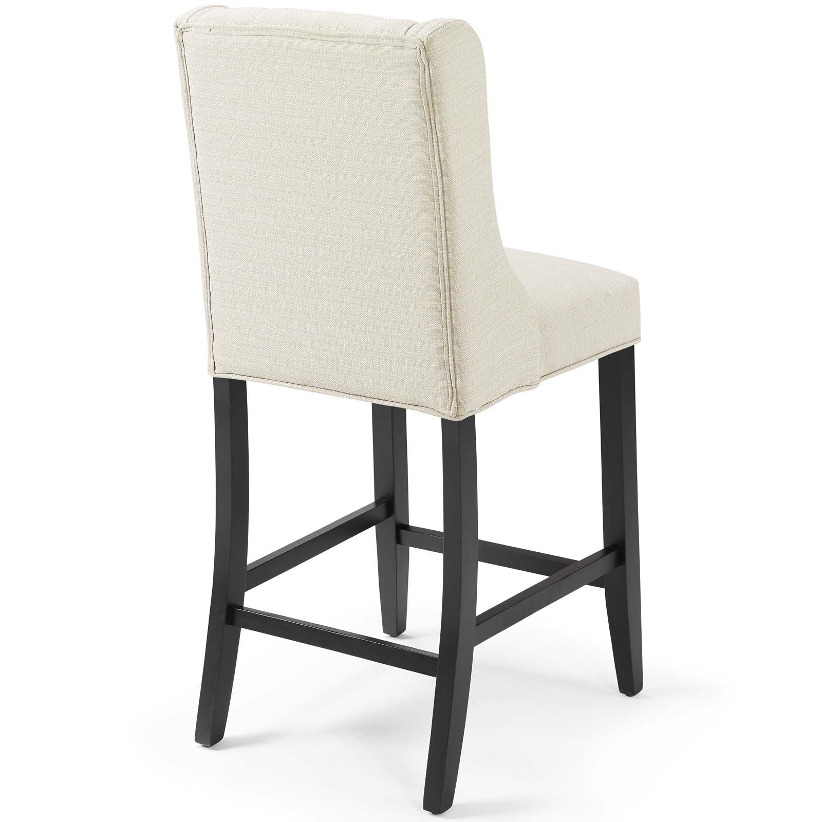 Baronet Counter Bar Stool Upholstered Fabric Set of 2 - East Shore Modern Home Furnishings