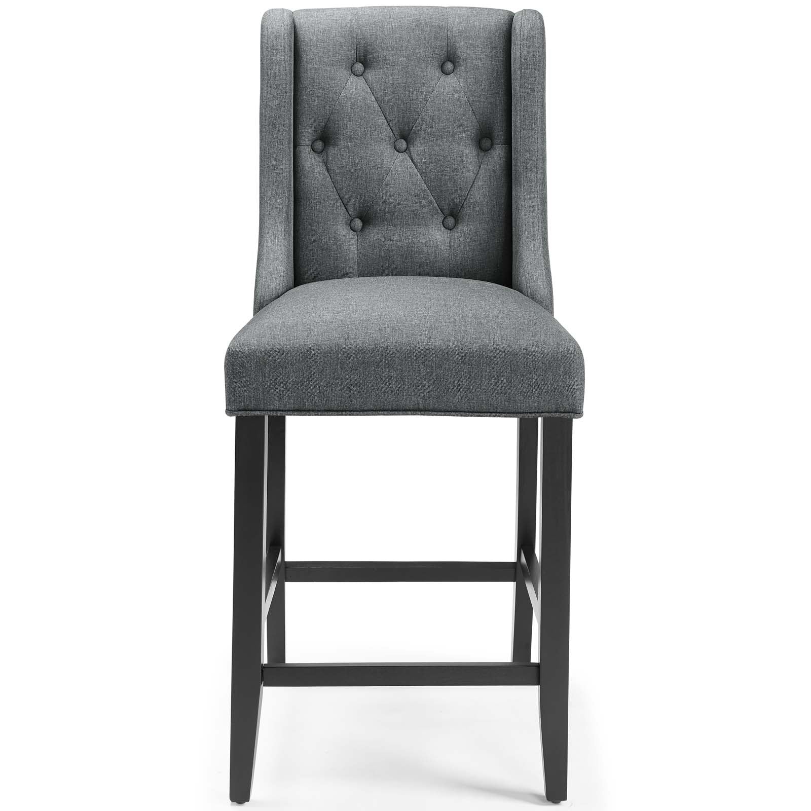 Baronet Counter Bar Stool Upholstered Fabric Set of 2 - East Shore Modern Home Furnishings