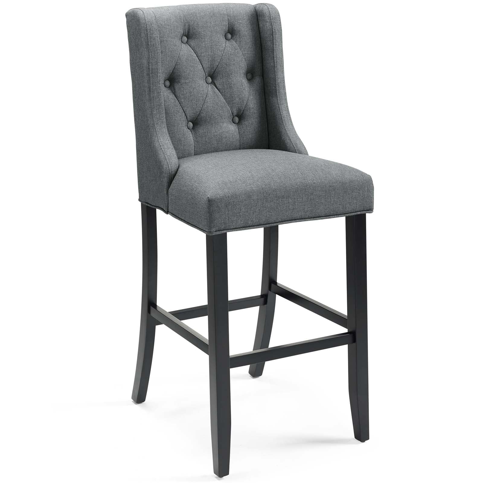 Baronet Bar Stool Upholstered Fabric Set of 2 - East Shore Modern Home Furnishings