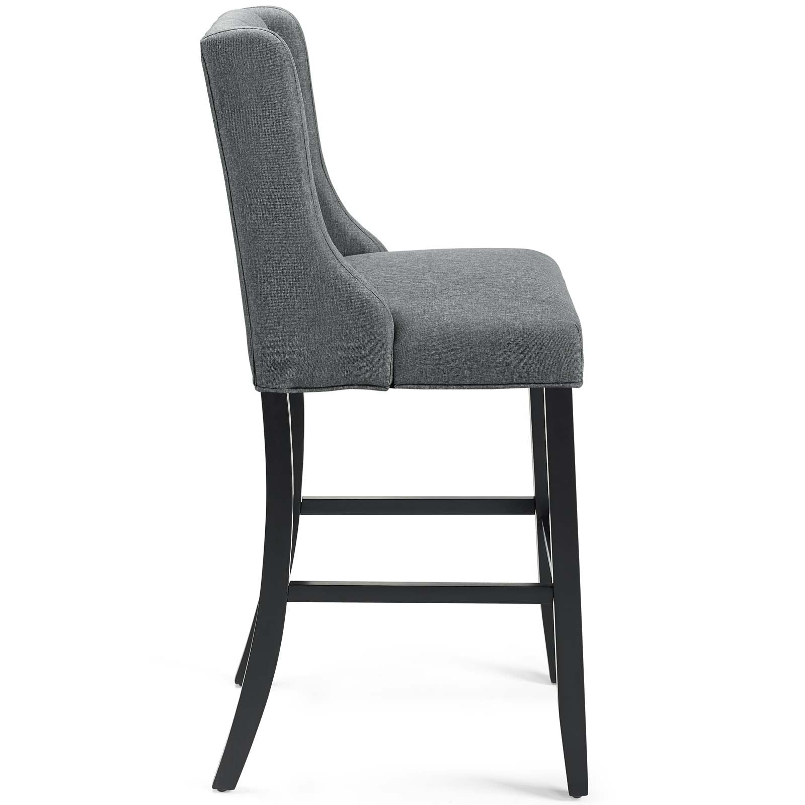 Baronet Bar Stool Upholstered Fabric Set of 2 - East Shore Modern Home Furnishings