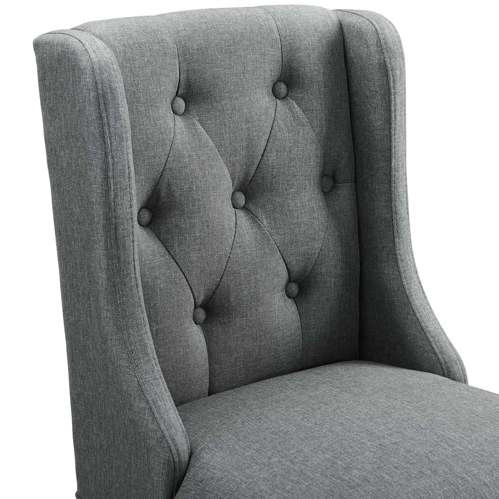 Baronet Bar Stool Upholstered Fabric Set of 2 - East Shore Modern Home Furnishings