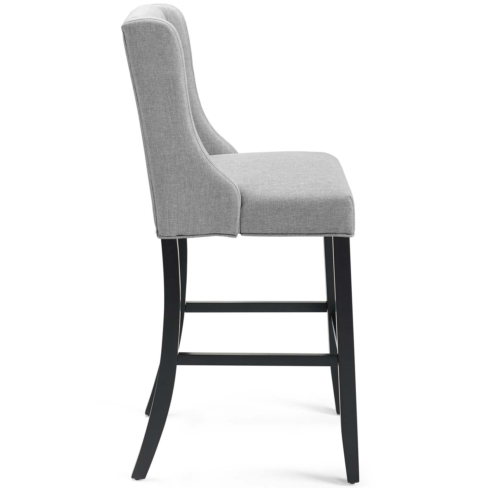 Baronet Bar Stool Upholstered Fabric Set of 2 - East Shore Modern Home Furnishings